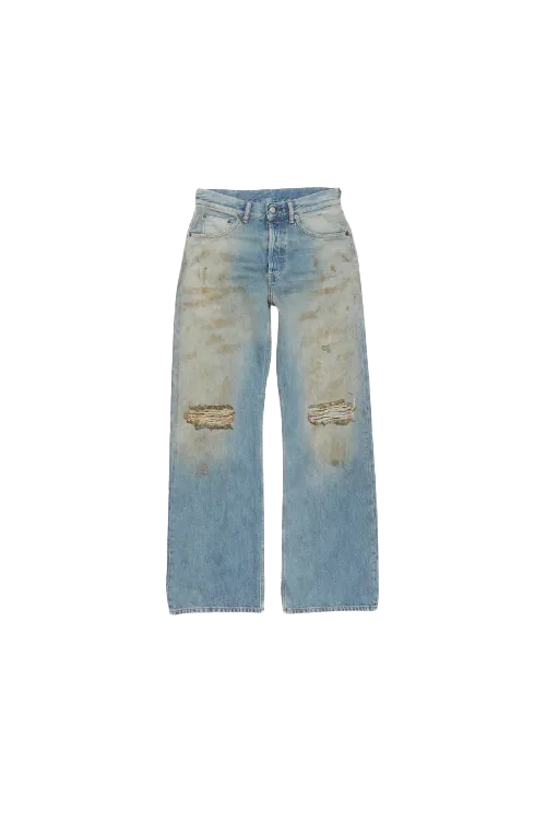 Acne Studios Penicillin Wash 2021M Fit Jeans Blue – ESSXNYC