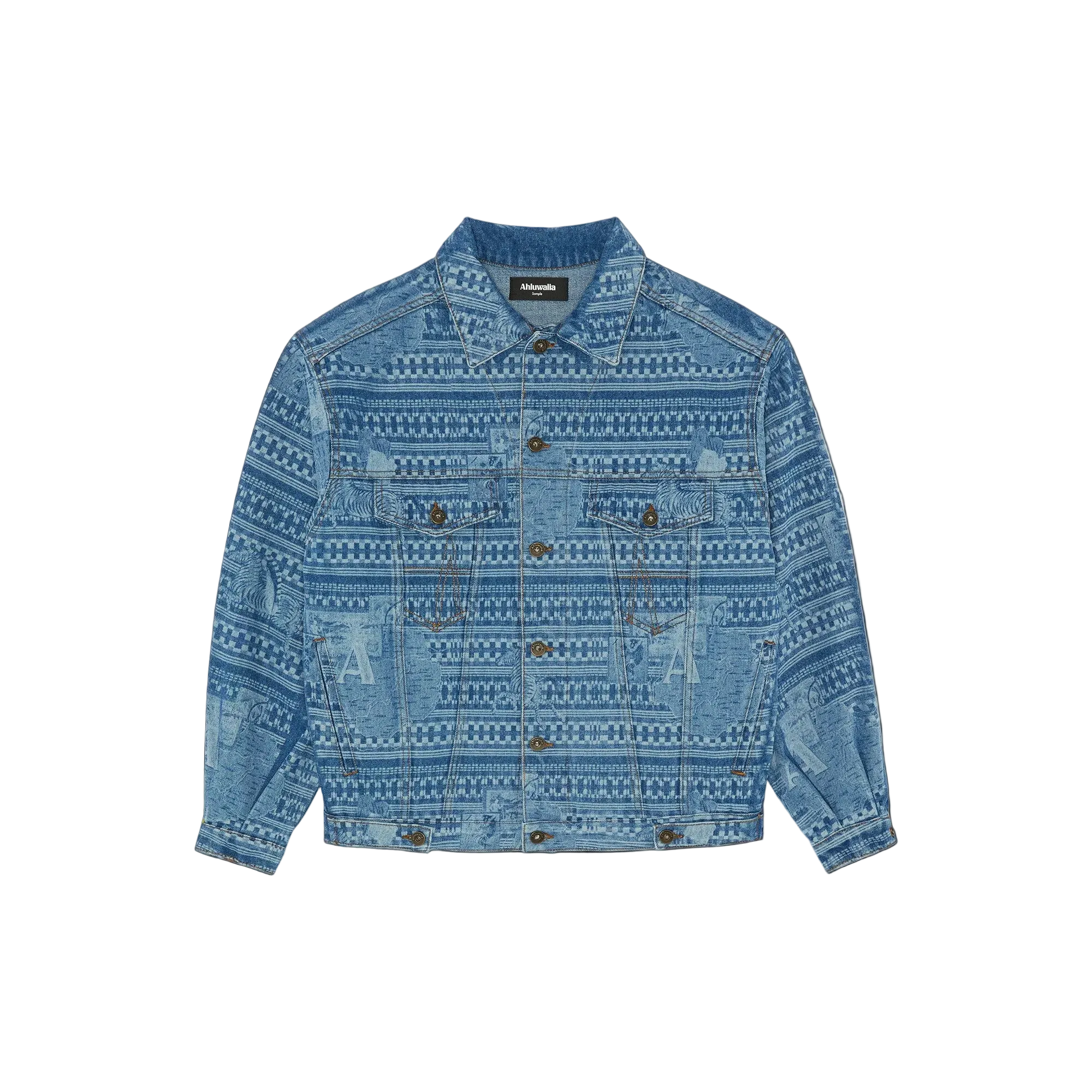 Ahluwalia Kampala Denim Jacket Light Indigo