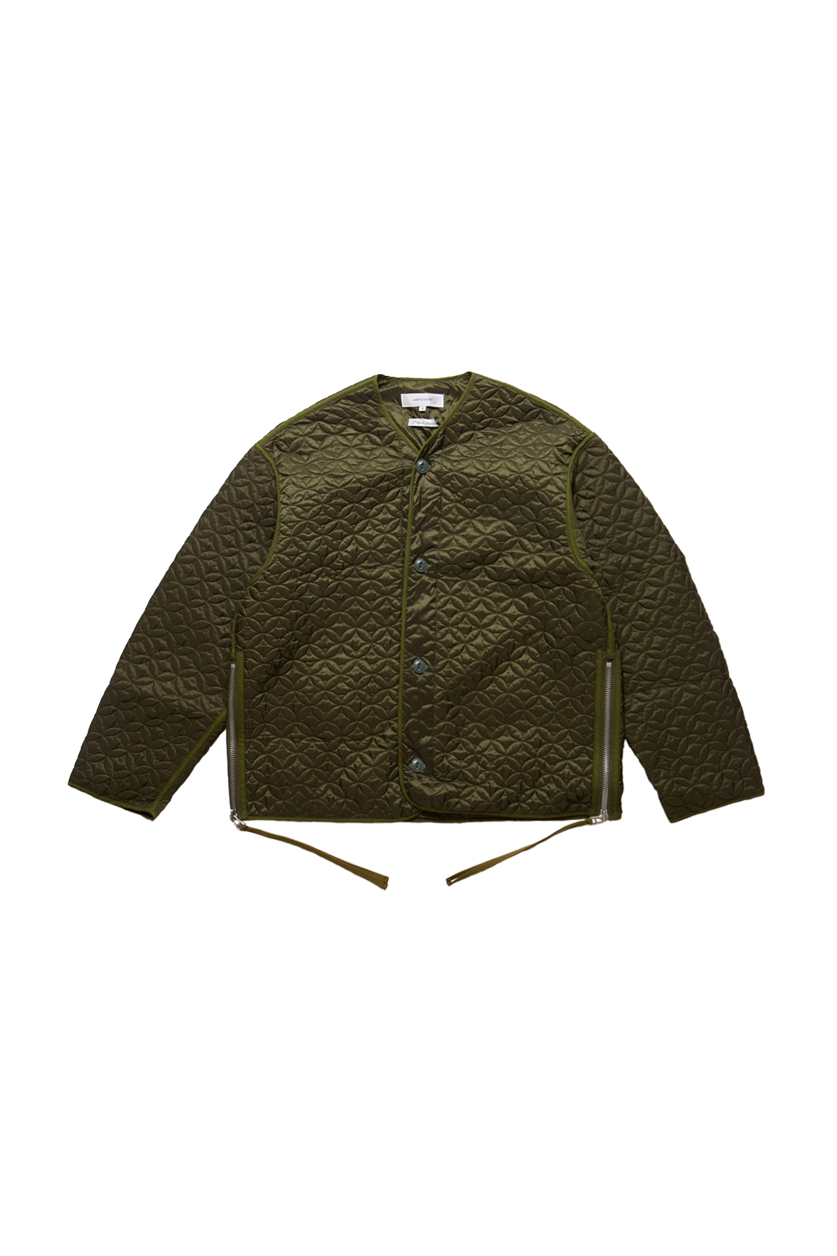 Archeny Shippo Quilting Lining Jacket Olive