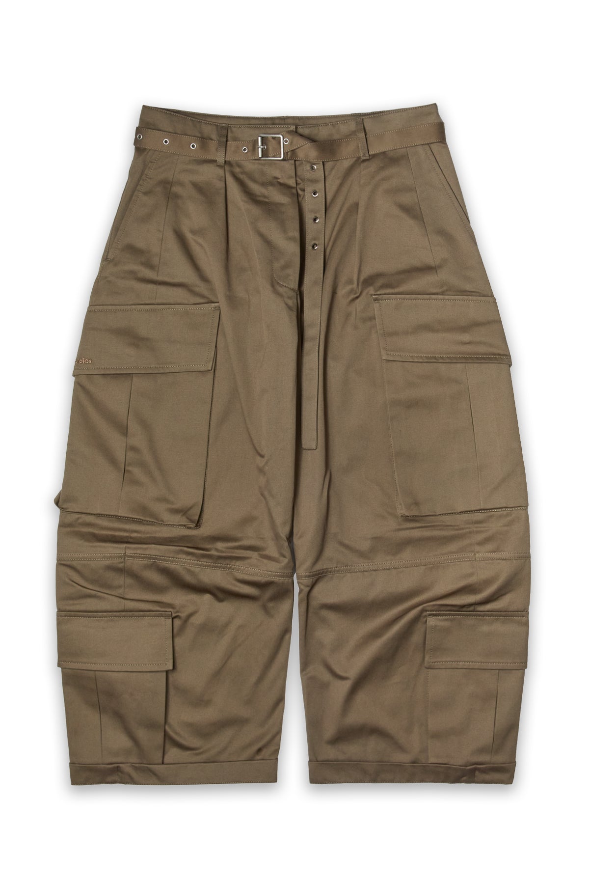 Acne Studios Belted Cargo Pants Khaki Green