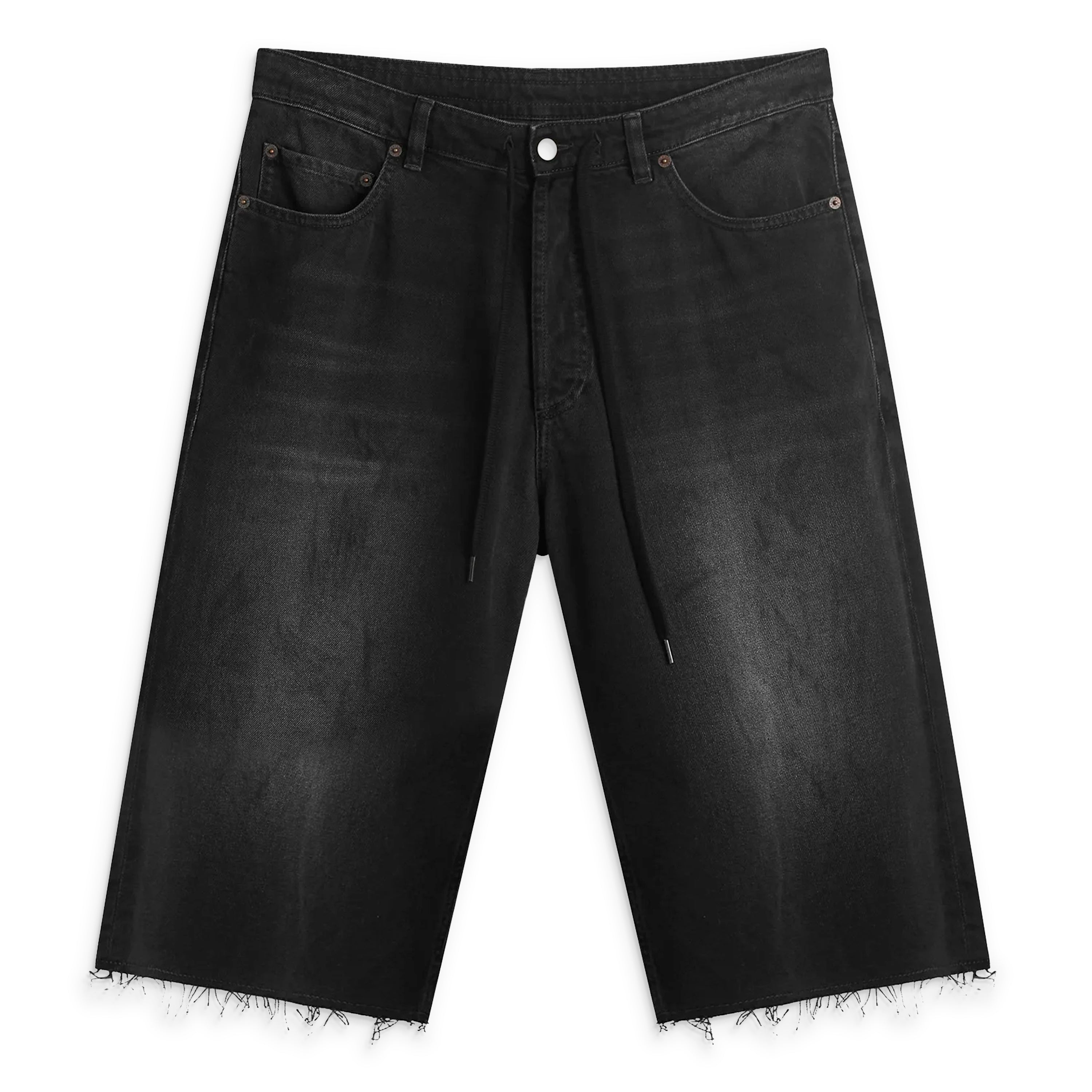 MM6 Maison Margiela Denim Skate Shorts Black
