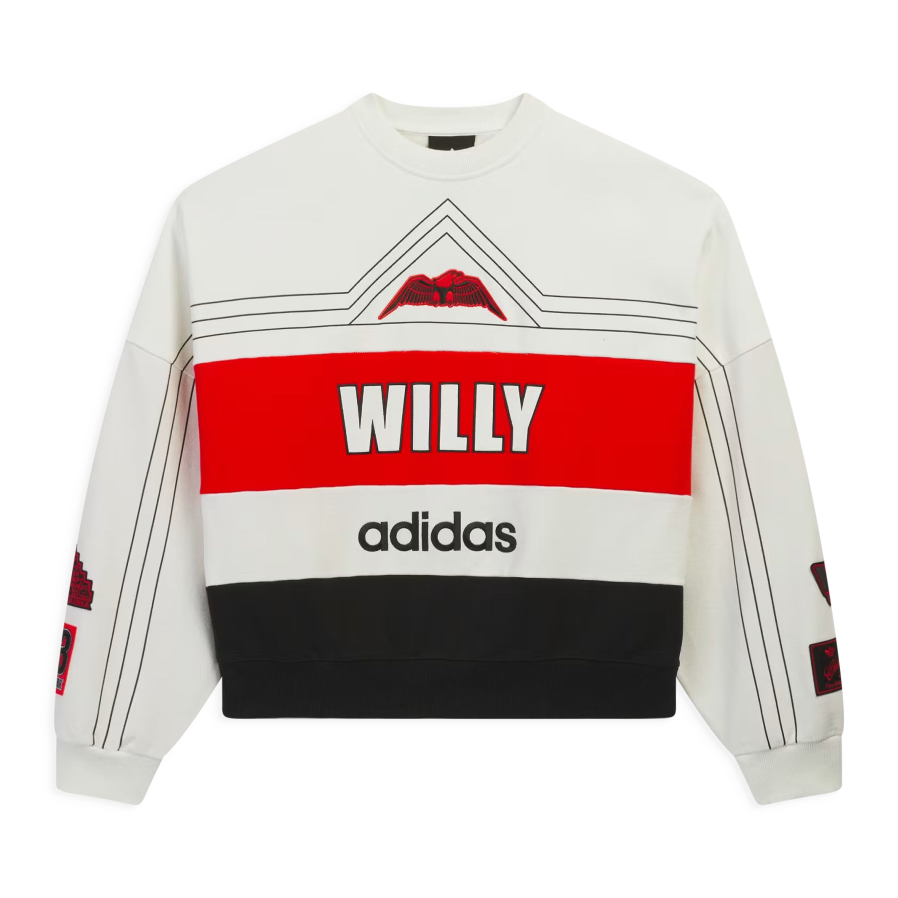 Adidas x Willy Chavarria NY Ball Crewneck White