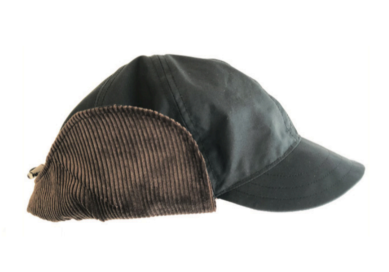 3Man Walking Cap Black/White