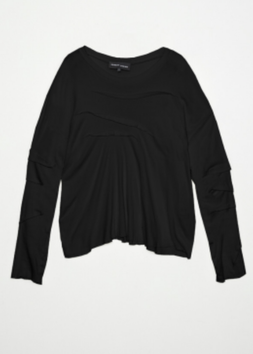 Edward Cuming Dart Long Sleeve T-Shirt Black