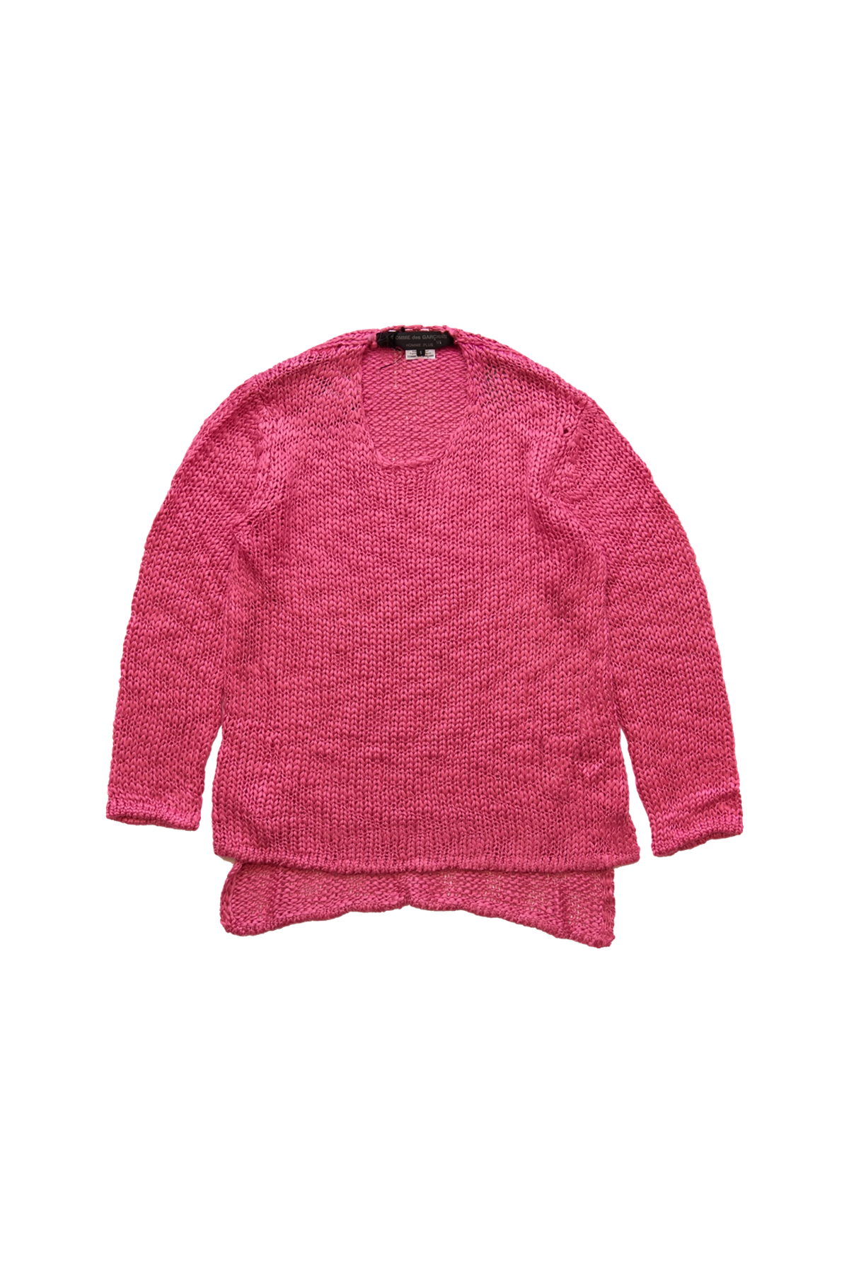 Comme Des Garcons Homme Plus Pink Crewneck Sweater Pink