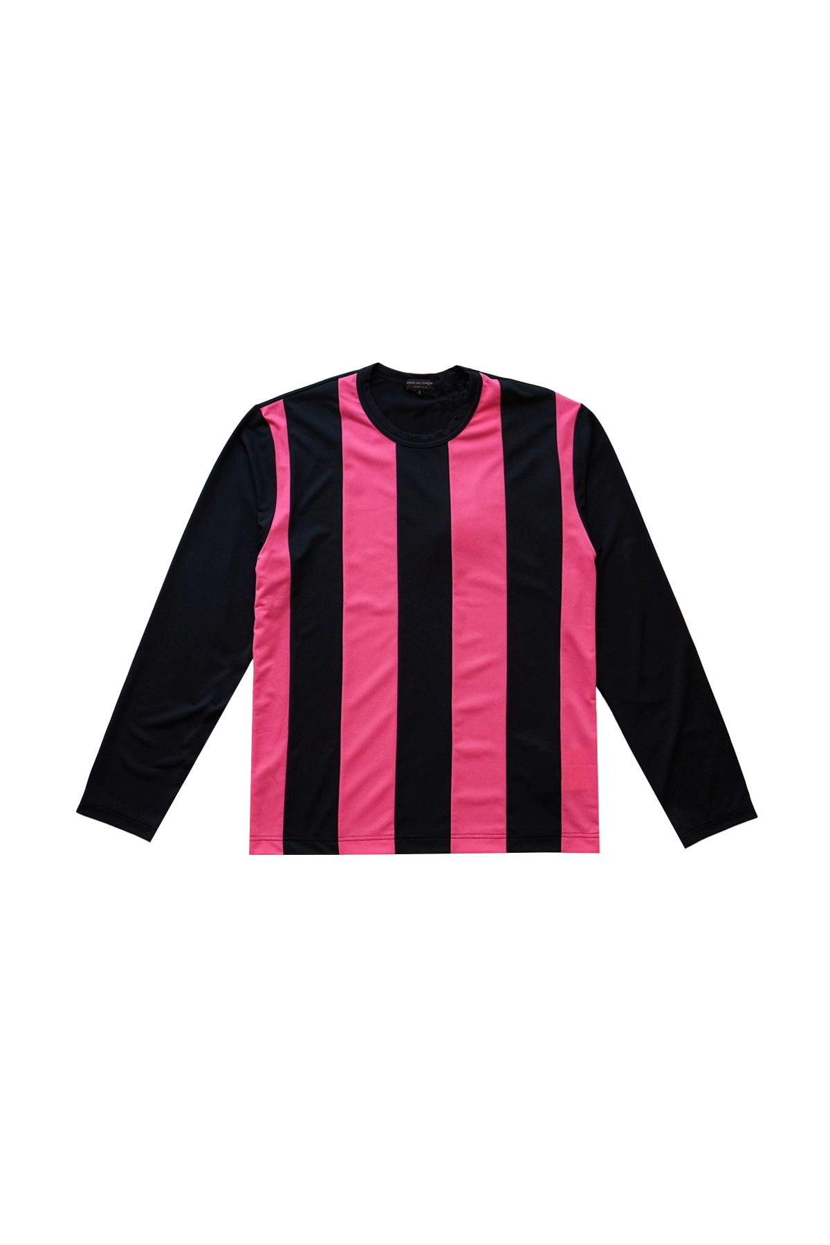 Comme Des Garcons Homme Plus Striped Long Sleeve Tee Black – ESSXNYC