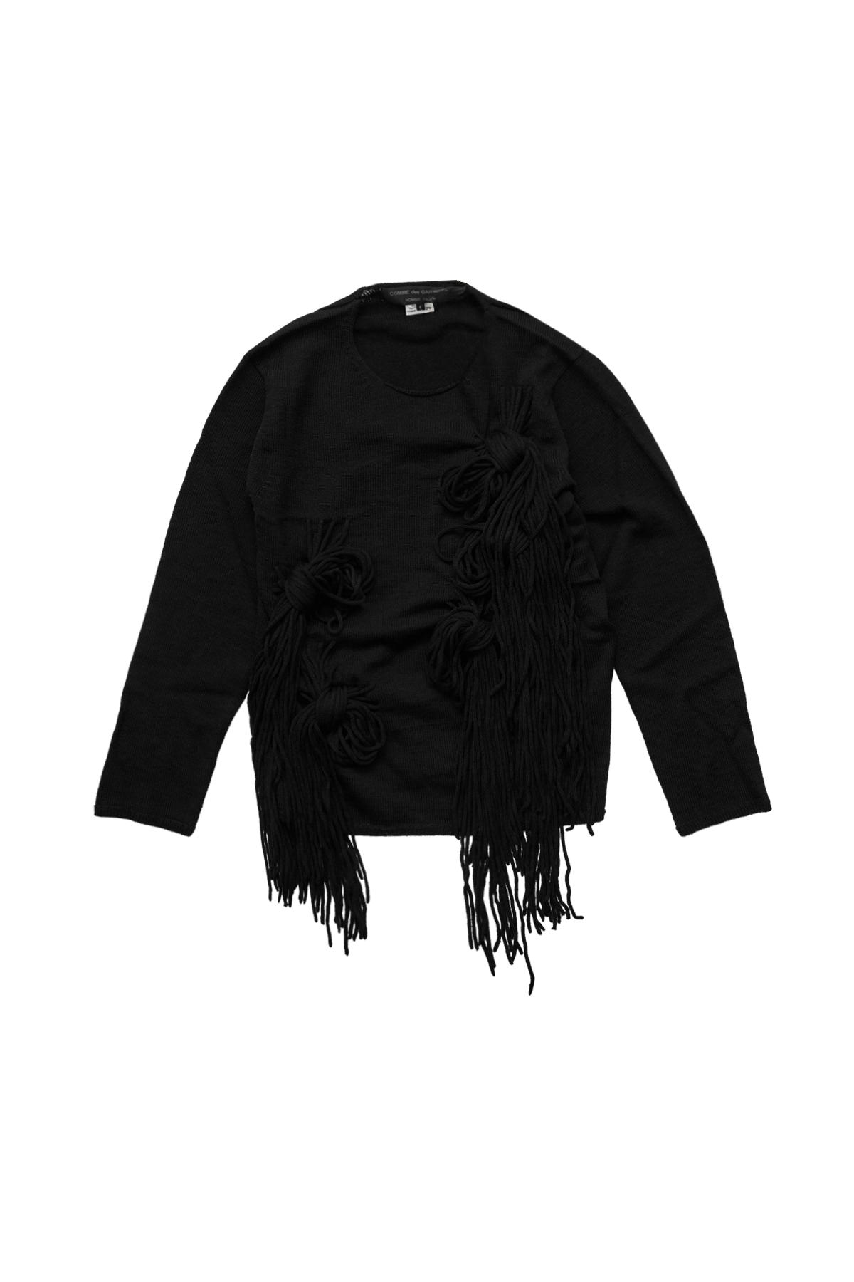 Comme Des Garcons Homme Plus Sweaters With Bow Details Black