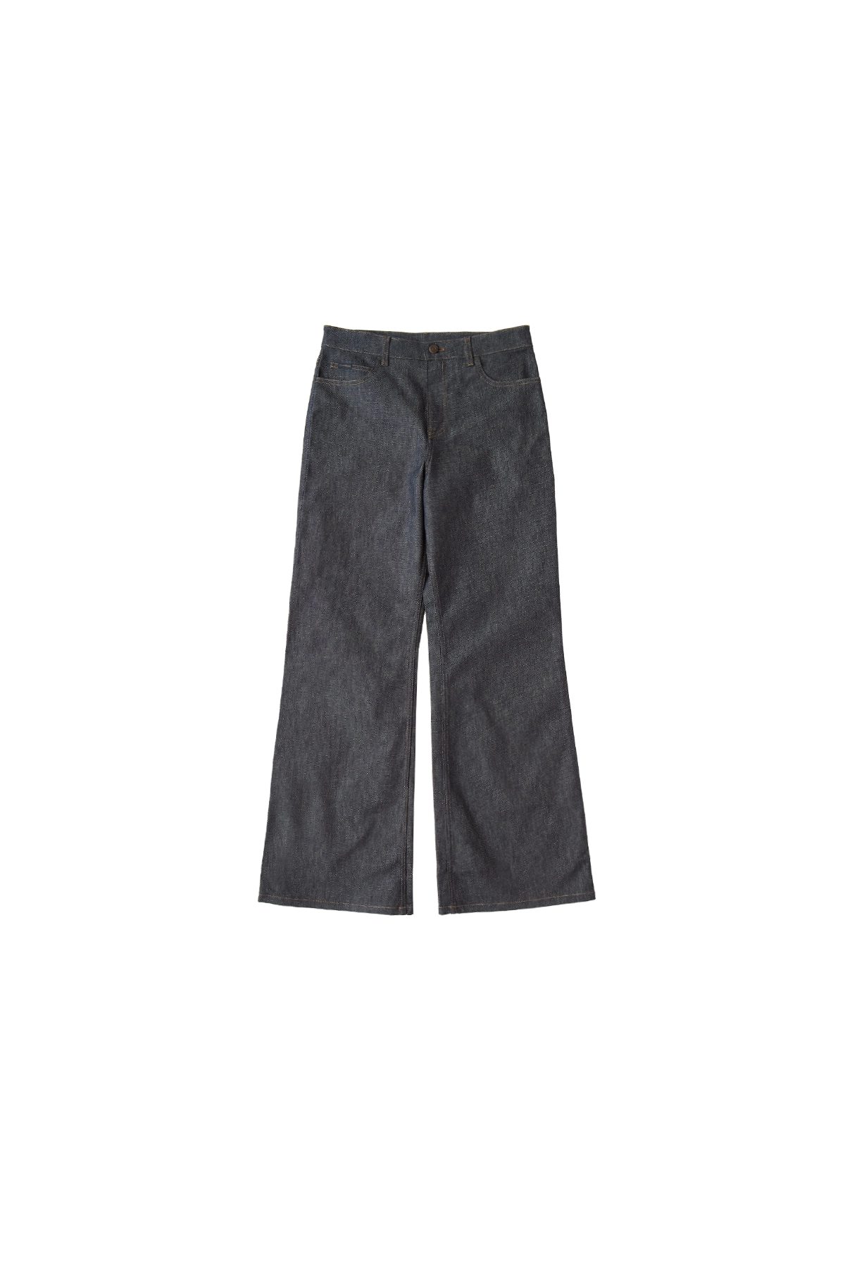 Courreges Hammer Denim Baggy Pants Grey