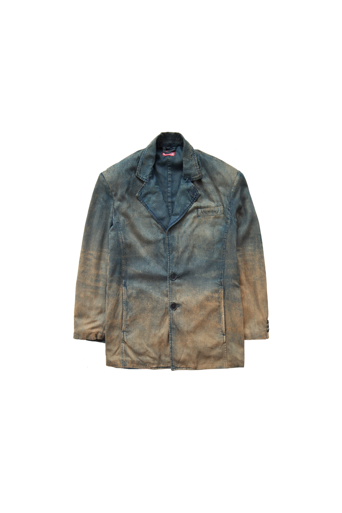 Diesel Oversized Dégradé Denim Blazer