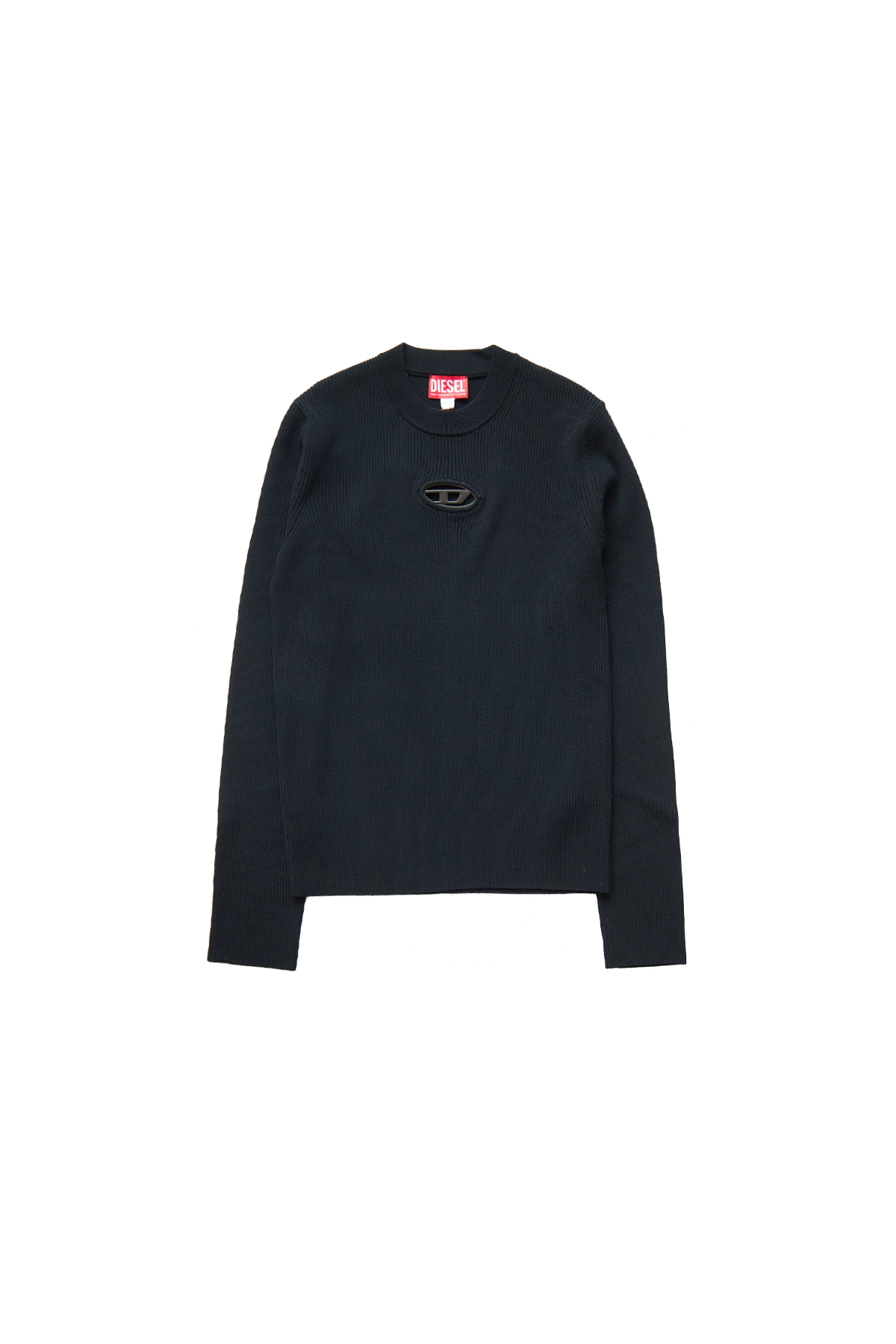 Diesel Ribbed Logo Crewneck Sweater