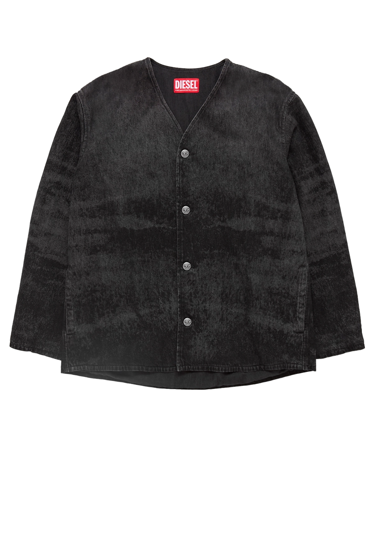 Diesel Denim Cardigan Jacket Black