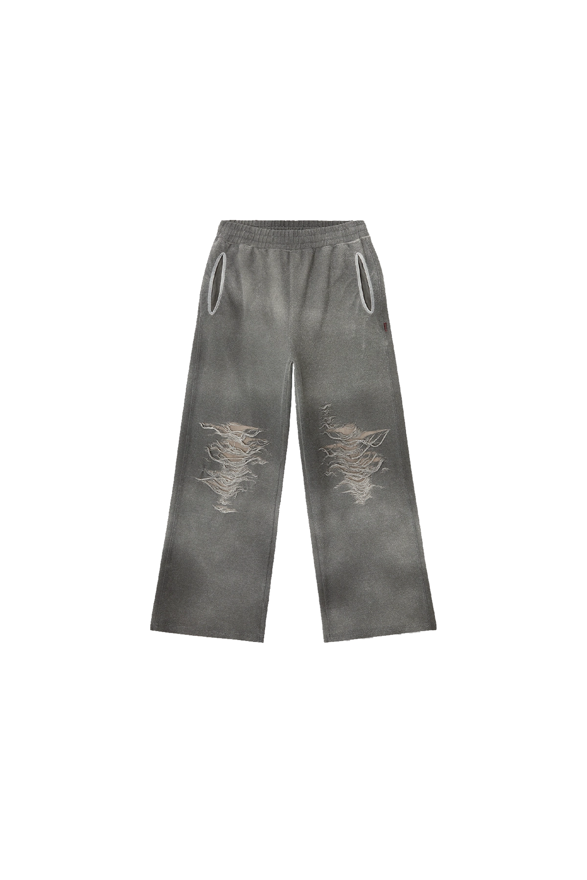 Diesel Distressed Sweatpants Grey