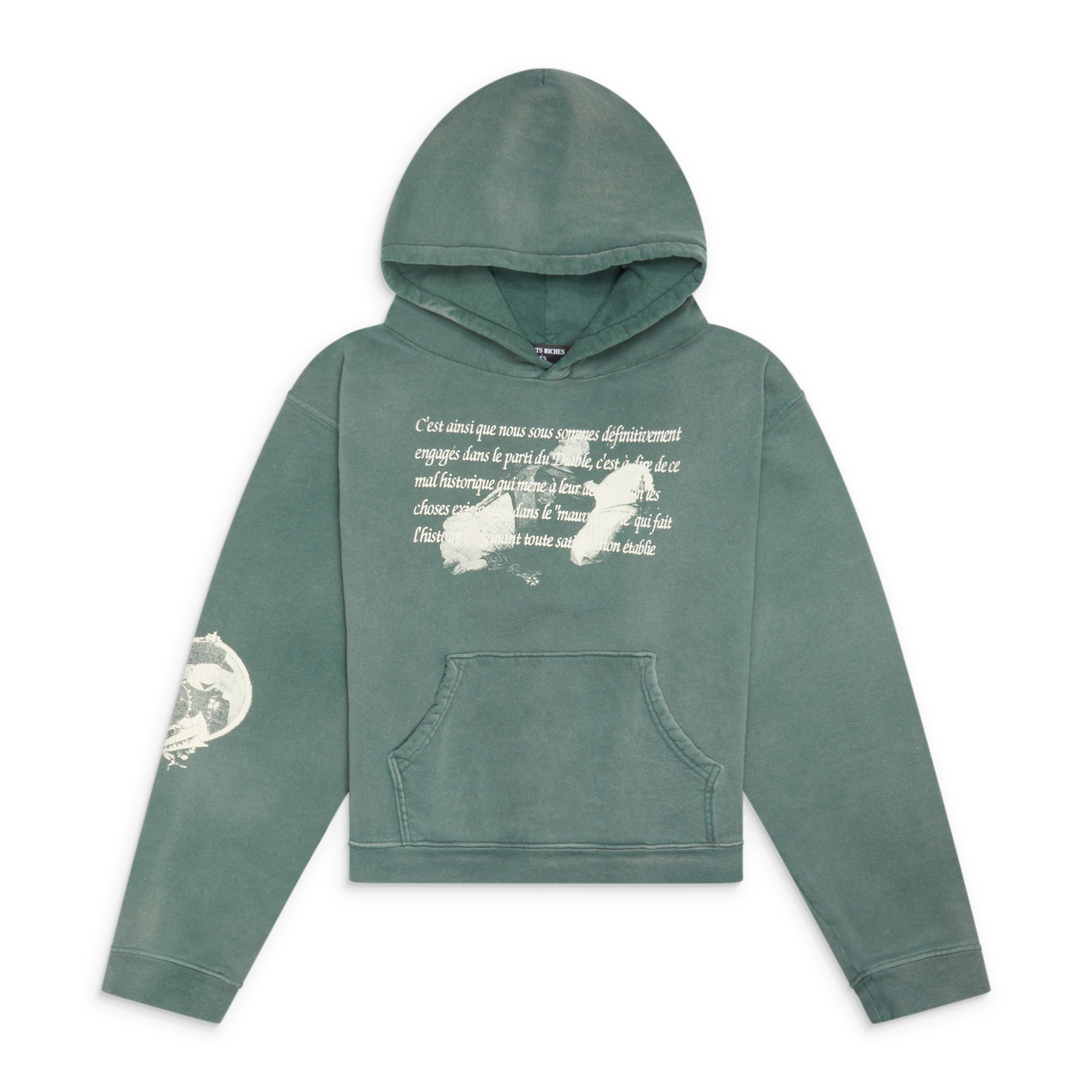 Enfants Riches Deprimes Napoleon Petit Hoodie Washed Green