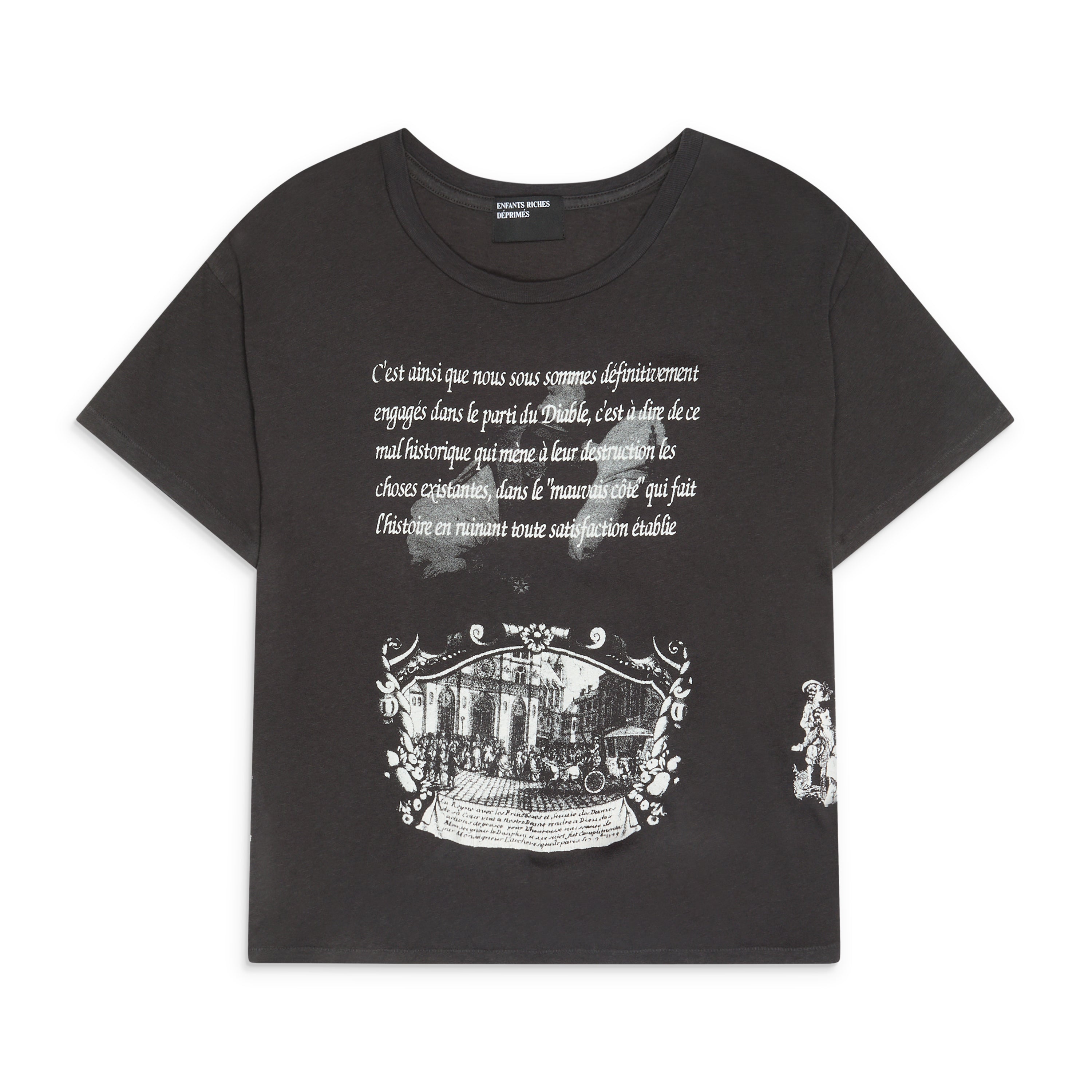 Enfants Riches Deprimes Napoleon T-Shirt Faded Black