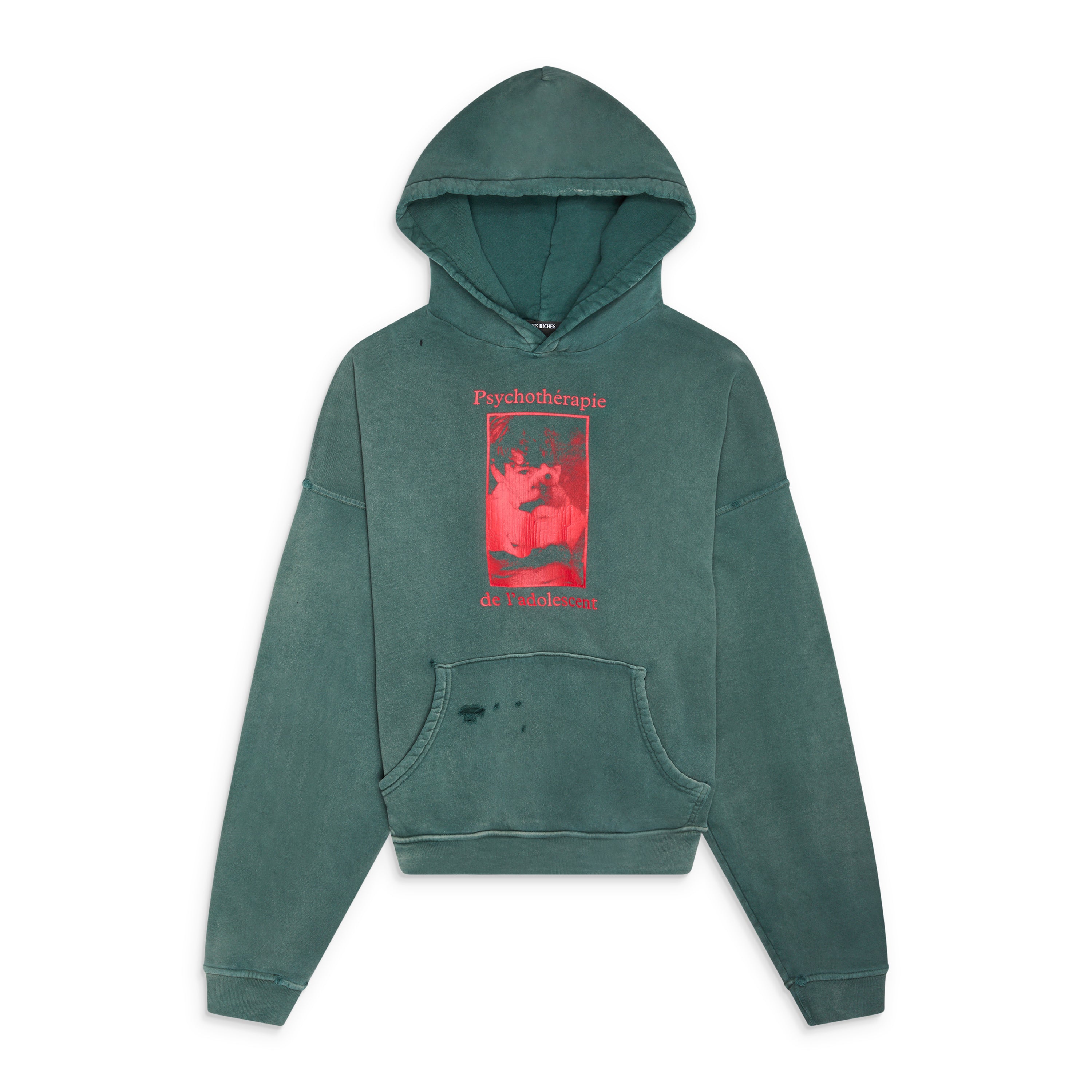 Enfants Riches Deprimes Psychothérapie De L'Adolescent Hoodie Green