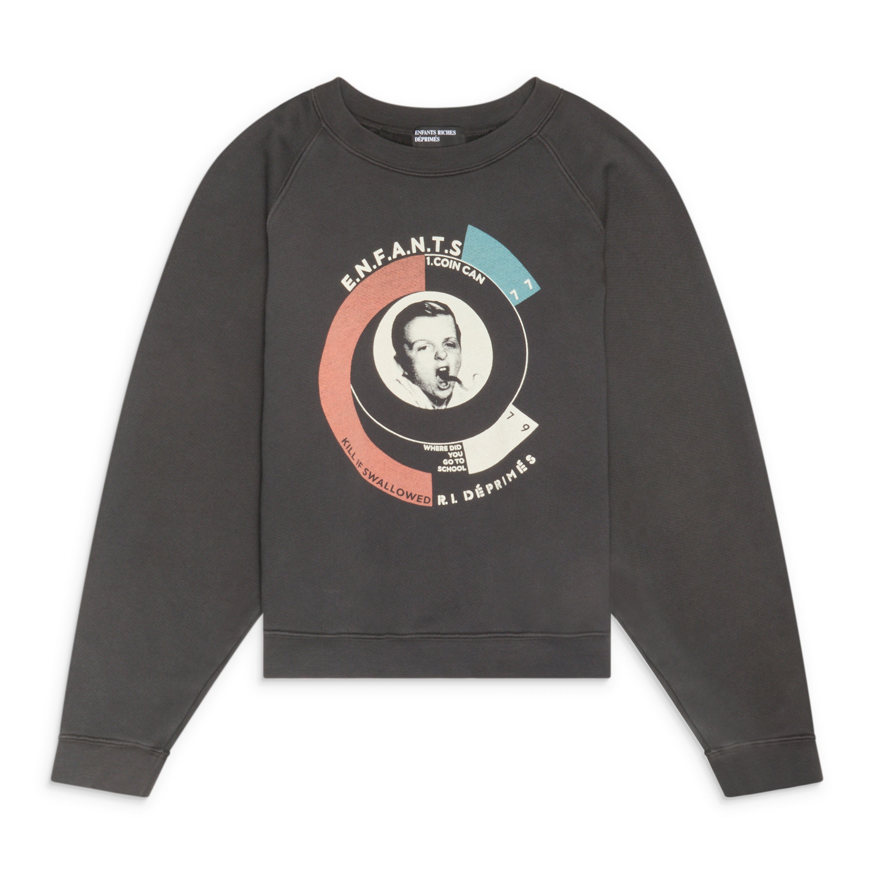 Enfants Riches Deprimes Snake Boy Raglan Sweatshirt Black