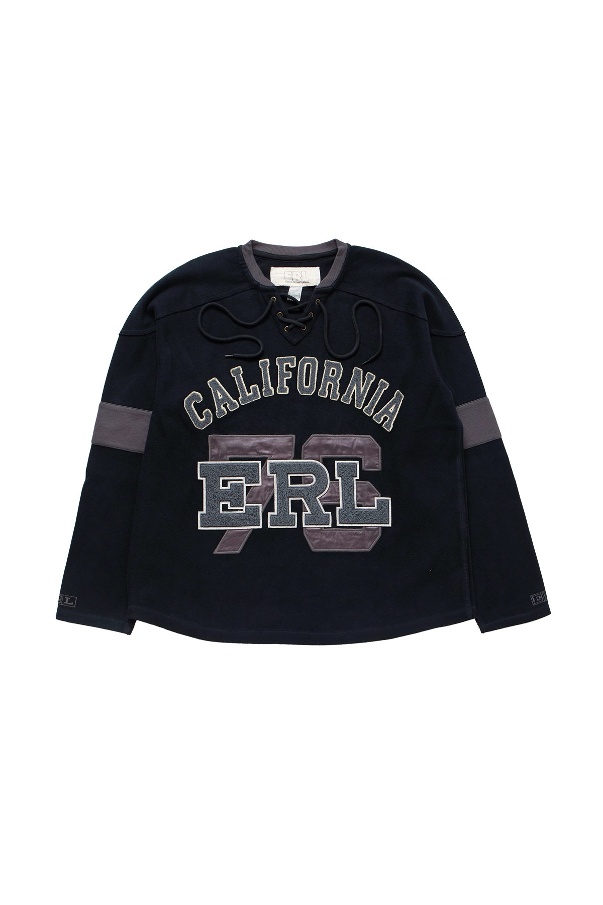 ERL Laced Hockey Jersey Knit Black – ESSXNYC