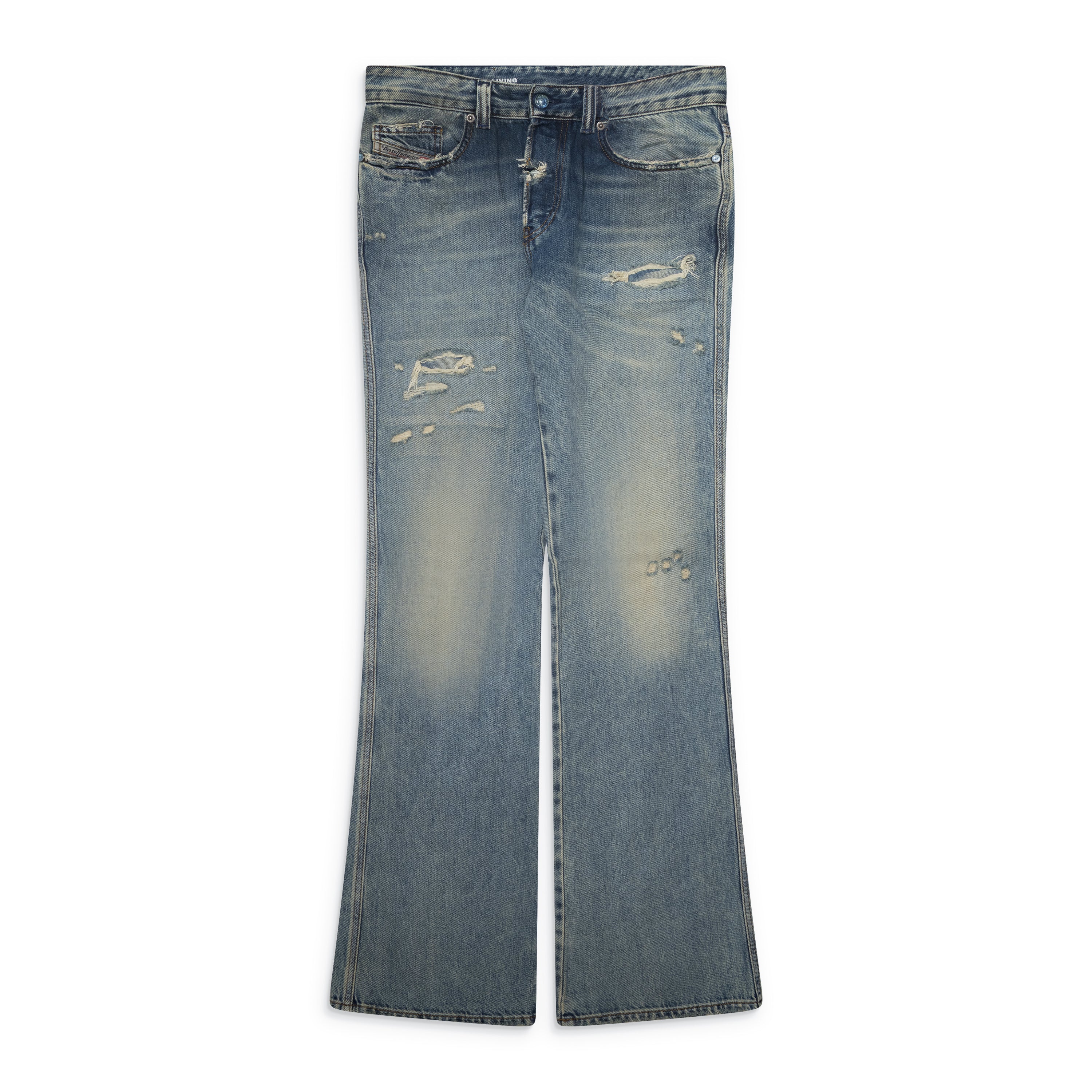 Diesel 1998 D-Buck Distressed Jeans Blue