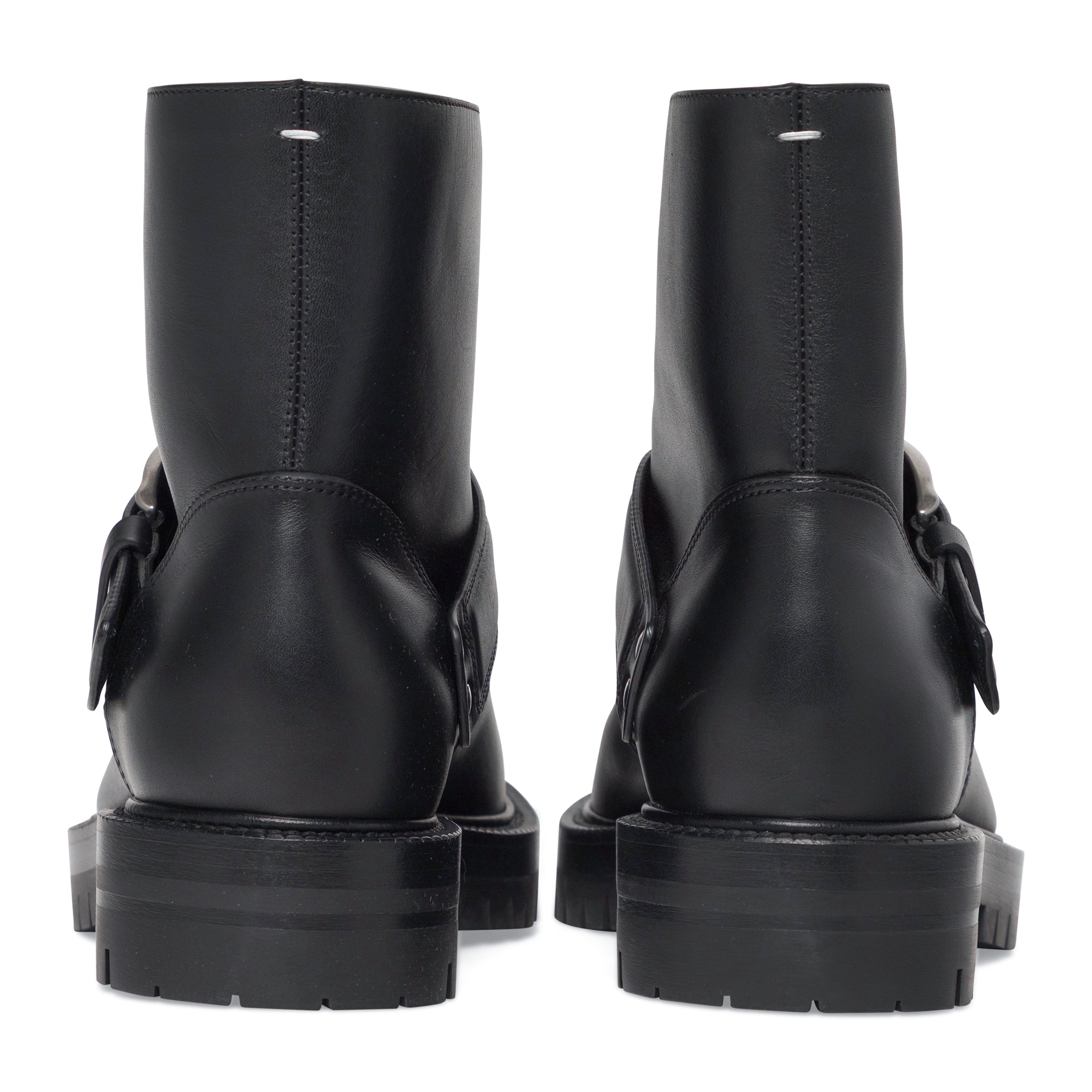 Maison Margiela Tabi County Buckle Ankle Boots - Womens Black — view 2