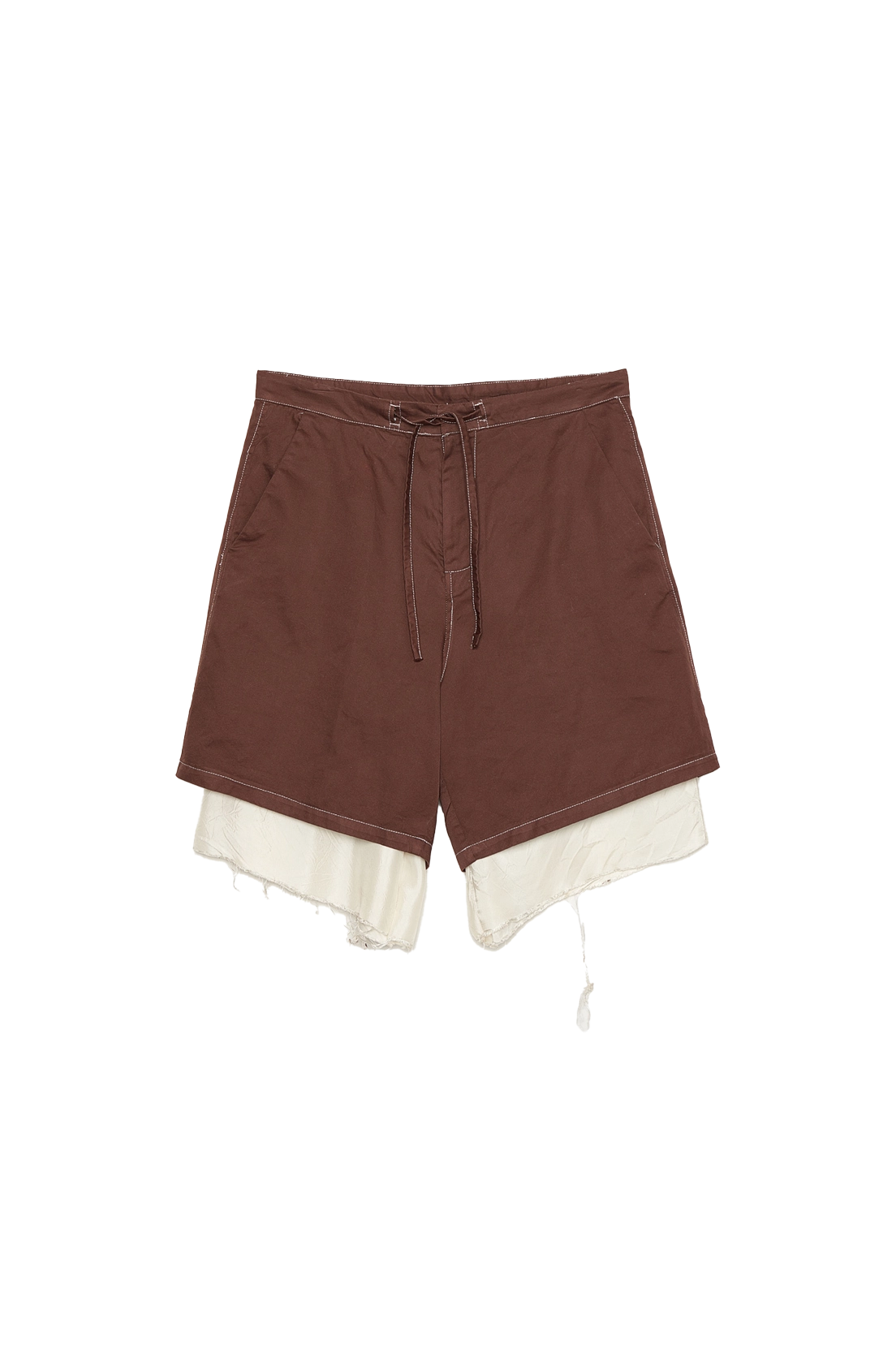 Edward Cuming Exploded Piece Dyed Short Brown