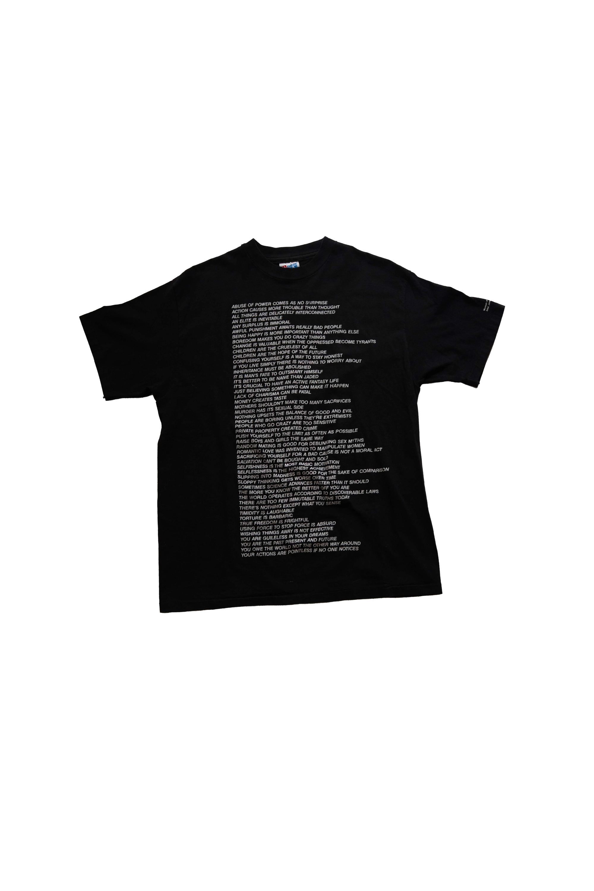 Essx Vintage Jenny Holzer Truisms 90's T-Shirt – ESSXNYC