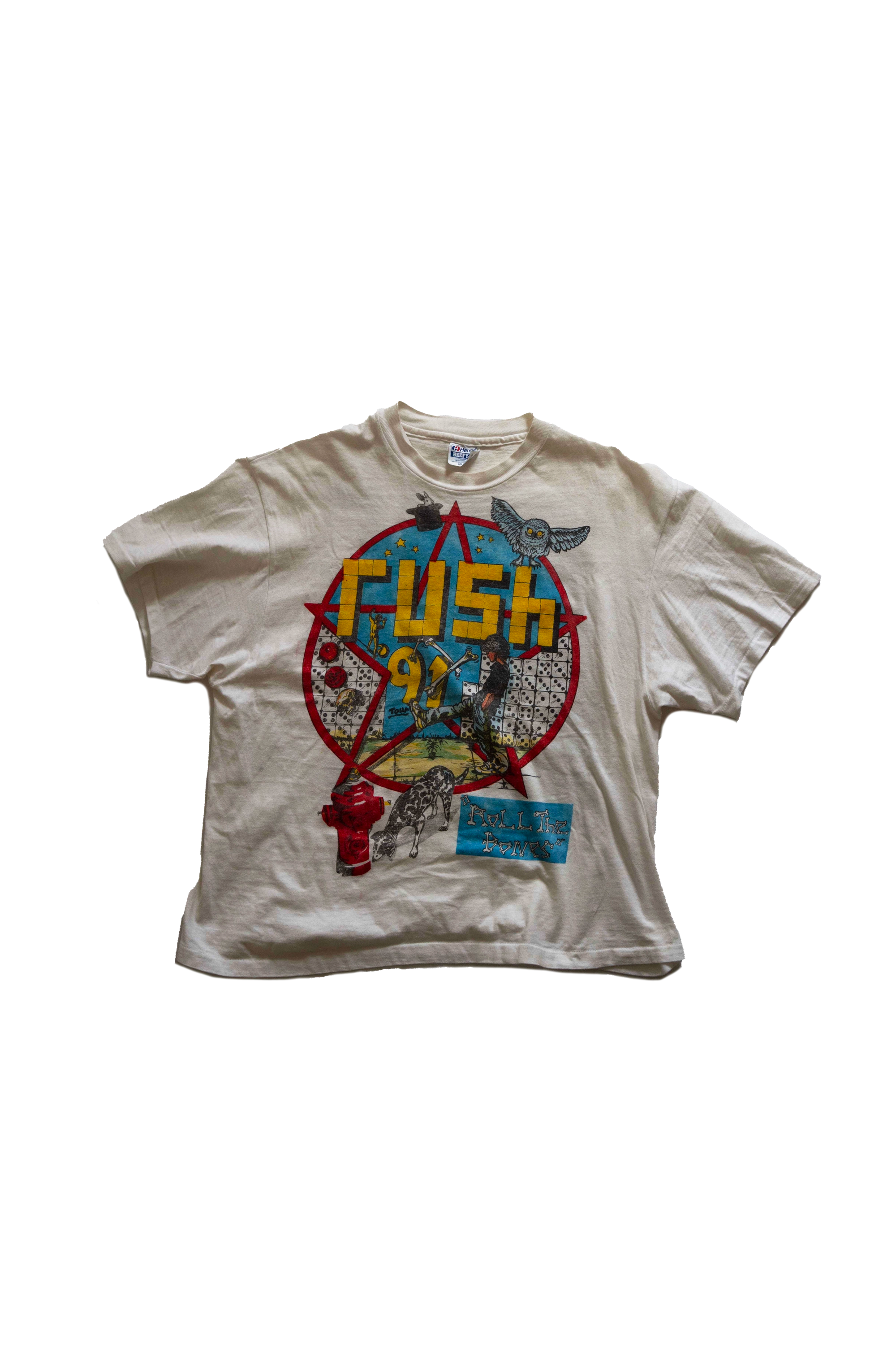 Essx Vintage Rush Roll The Bones 1991 T-Shirt