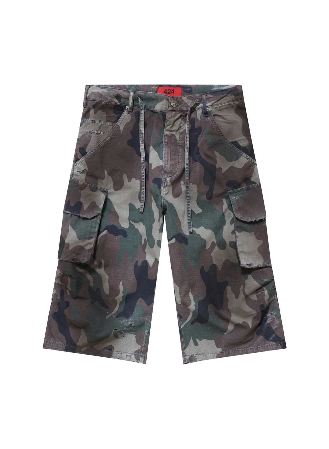 424 Camo Bermudas Green