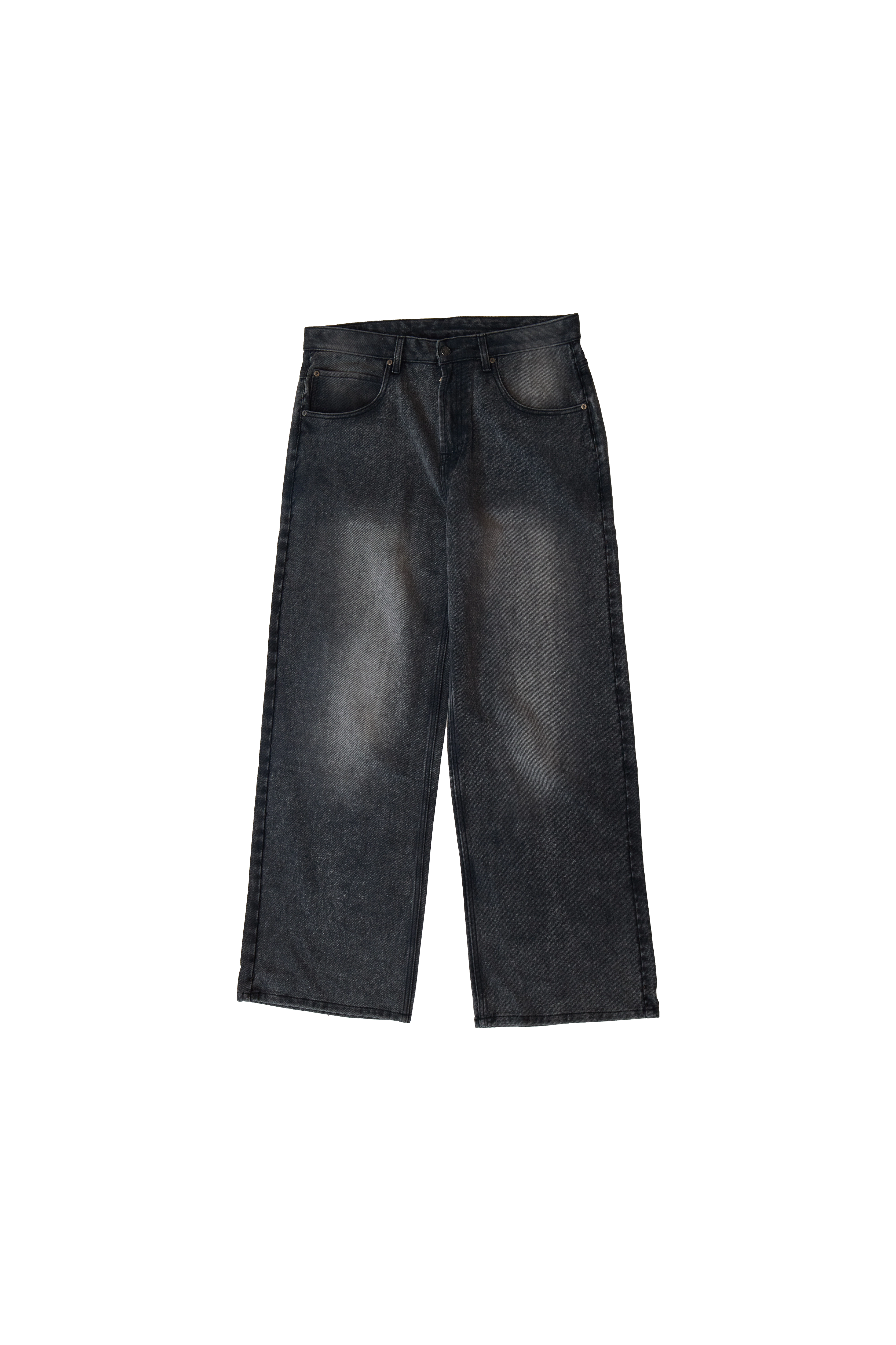 Glass Cypress Black Oversized Denim Black