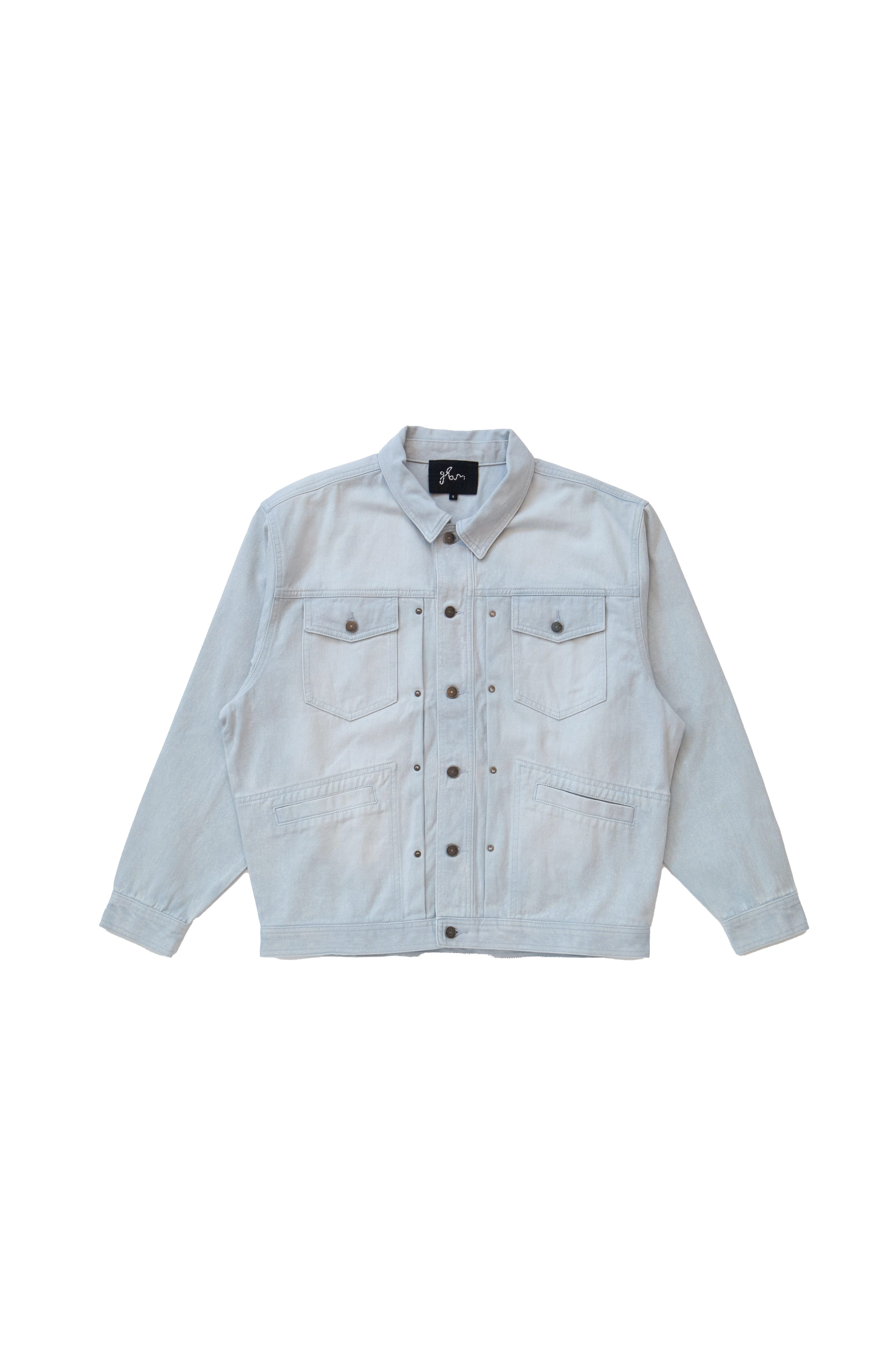 Glass Cypress Light Blue Denim Jacket Blue