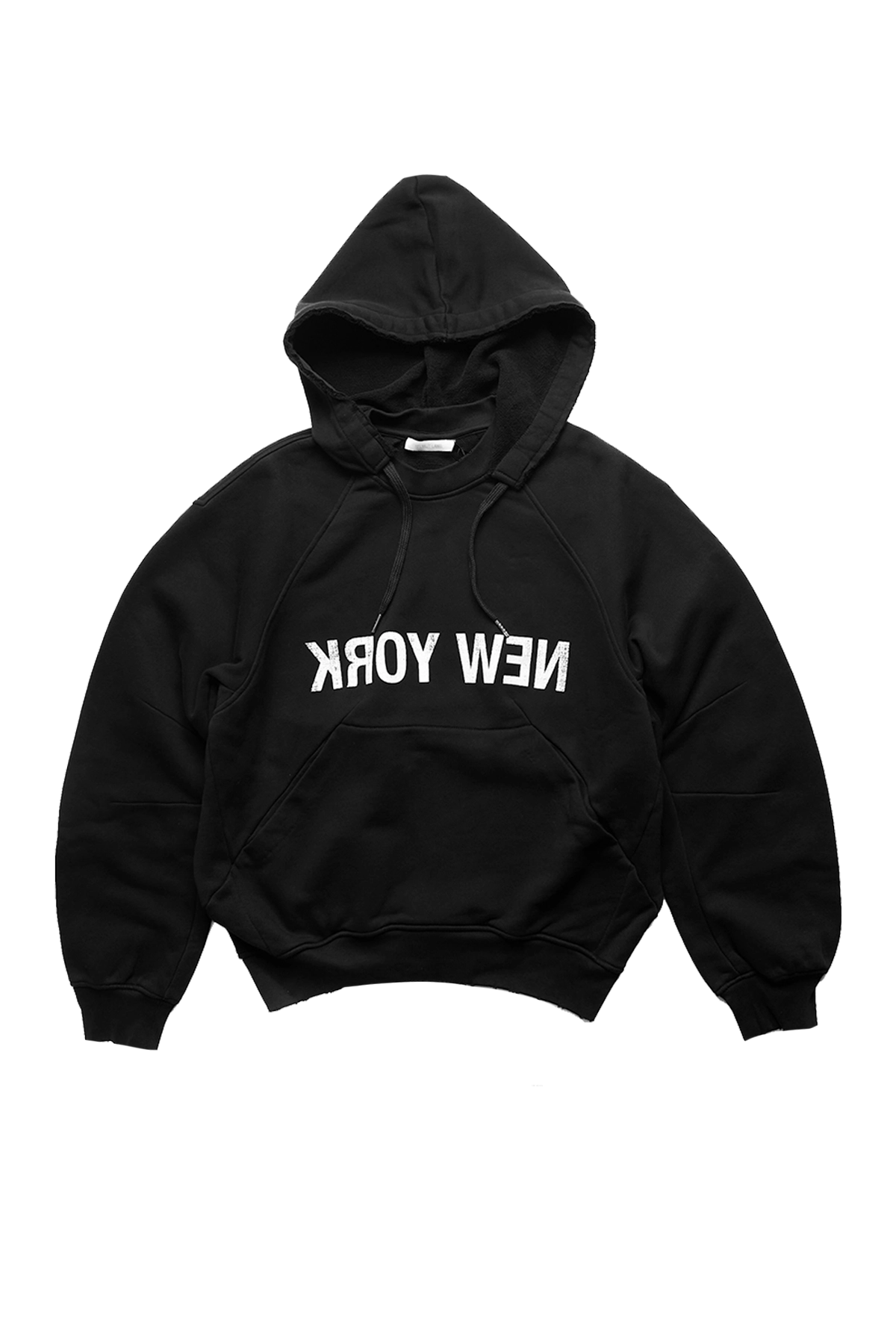 Helmut Lang Mohawk Hoodie In Black - 40% Off | Editorialist HELMUT
