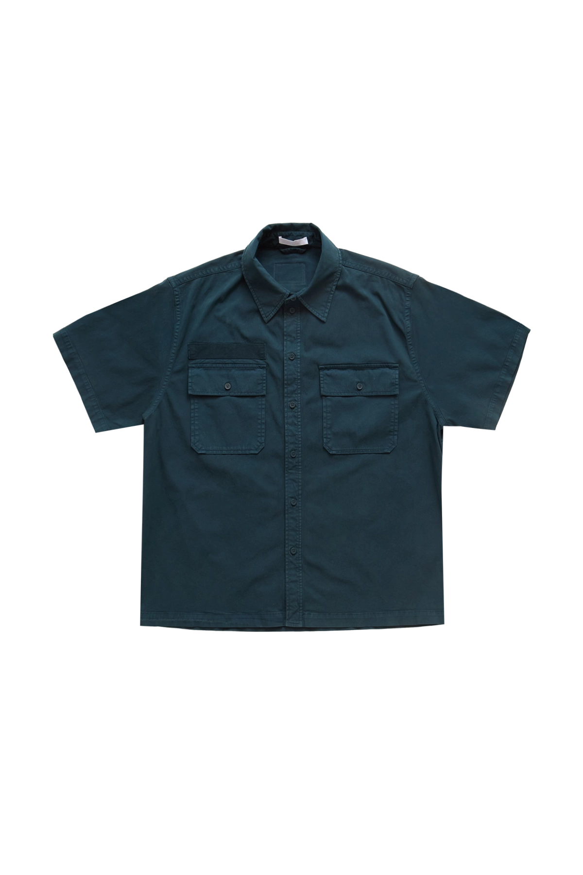 Helmut Lang Short Sleeve Uniform Shirt Pine