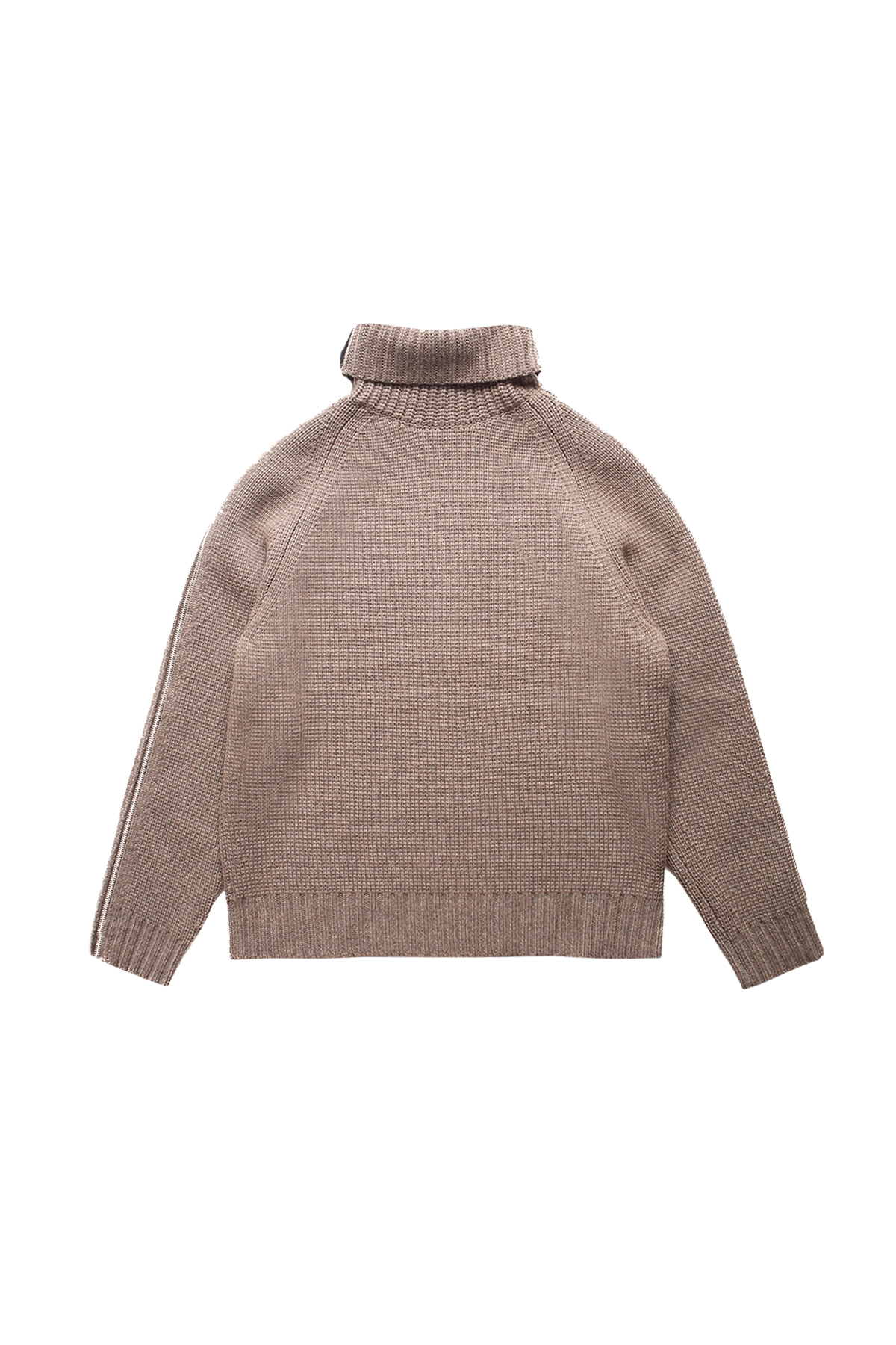 トップス helmut lang high neck kint archive Helmut Lang Suitcase T Neck Sweater Beige – ESSXNYC
