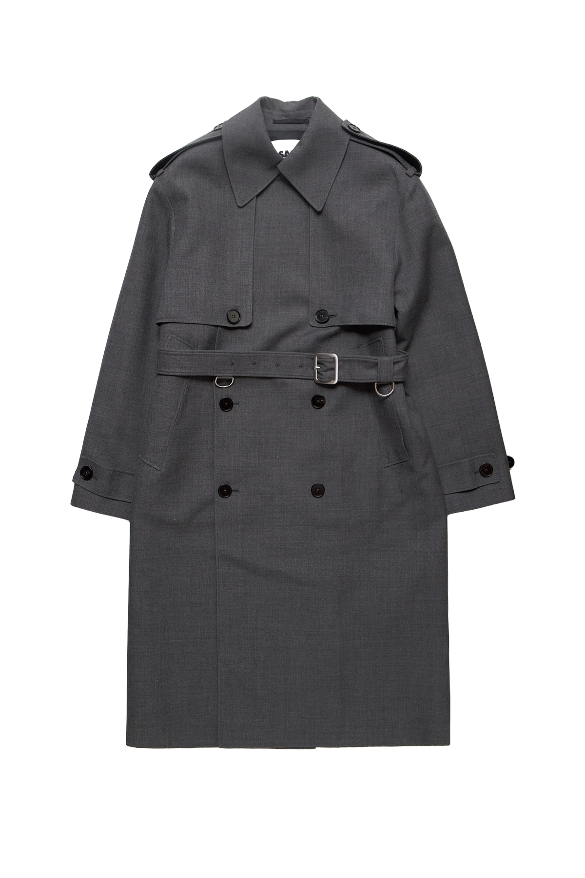 Jil Sander Wool Belted Trench Coat London Fog – ESSXNYC