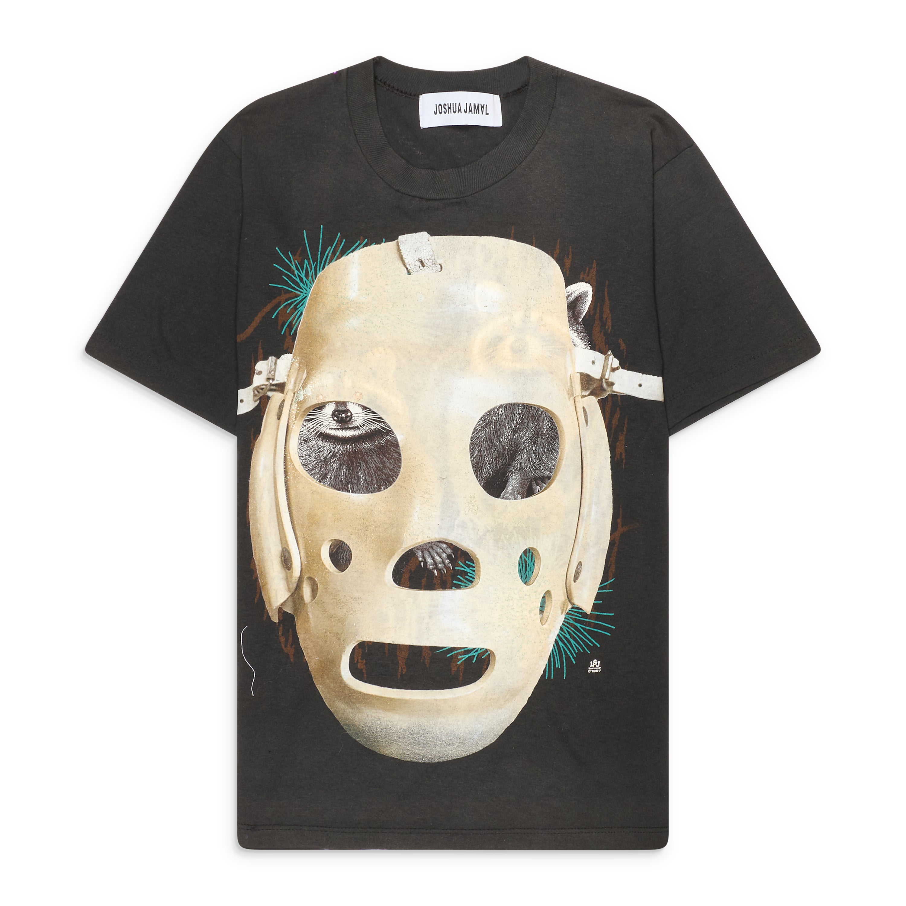 Joshua Jamal Mask Tee 001 Black