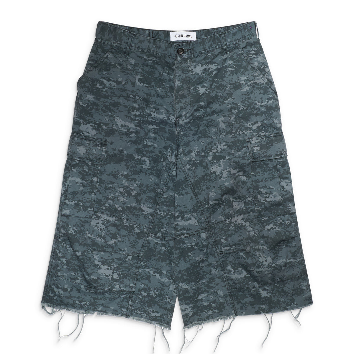 Joshua Jamal Digital Camo NBHD Shorts Blue – ESSXNYC