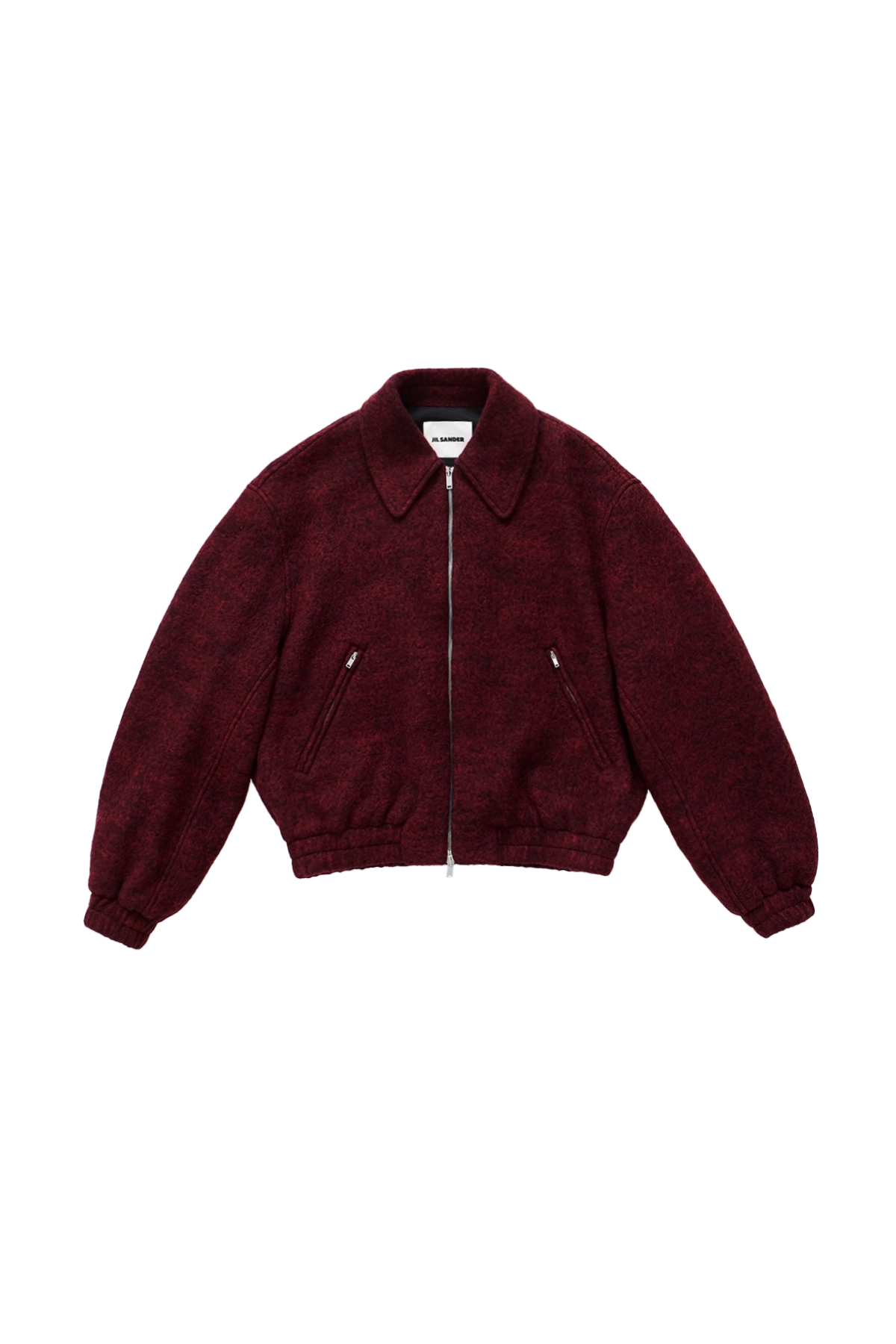 Jil Sander Felted Wool Aviator Bomber Jacket
