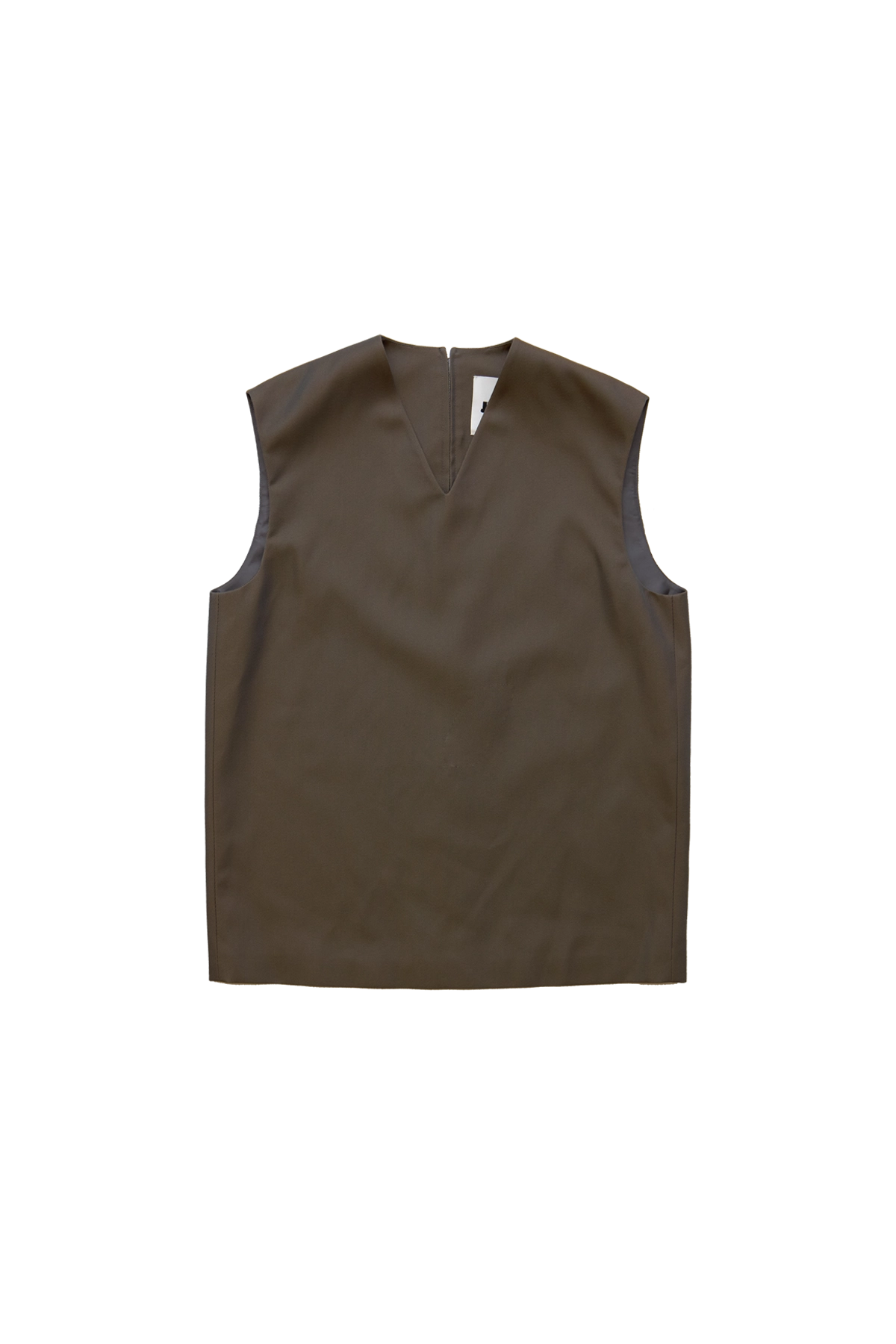 Jil Sander Iridescent Sleeveless Vest Grey