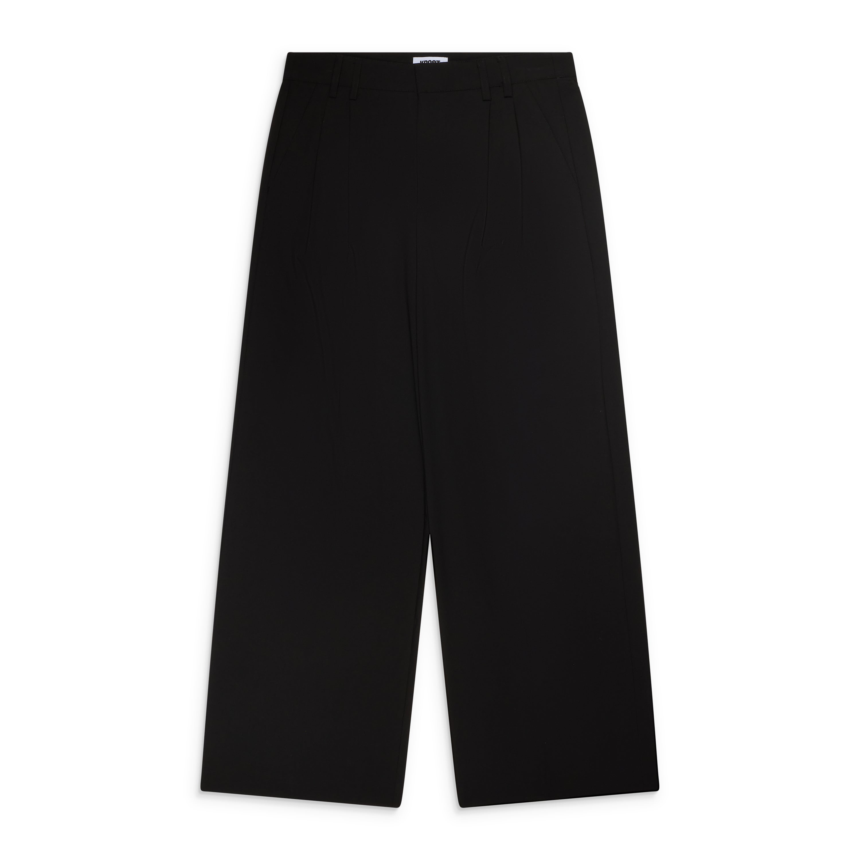 Krost Eco Doubled Pleated Trouser Black