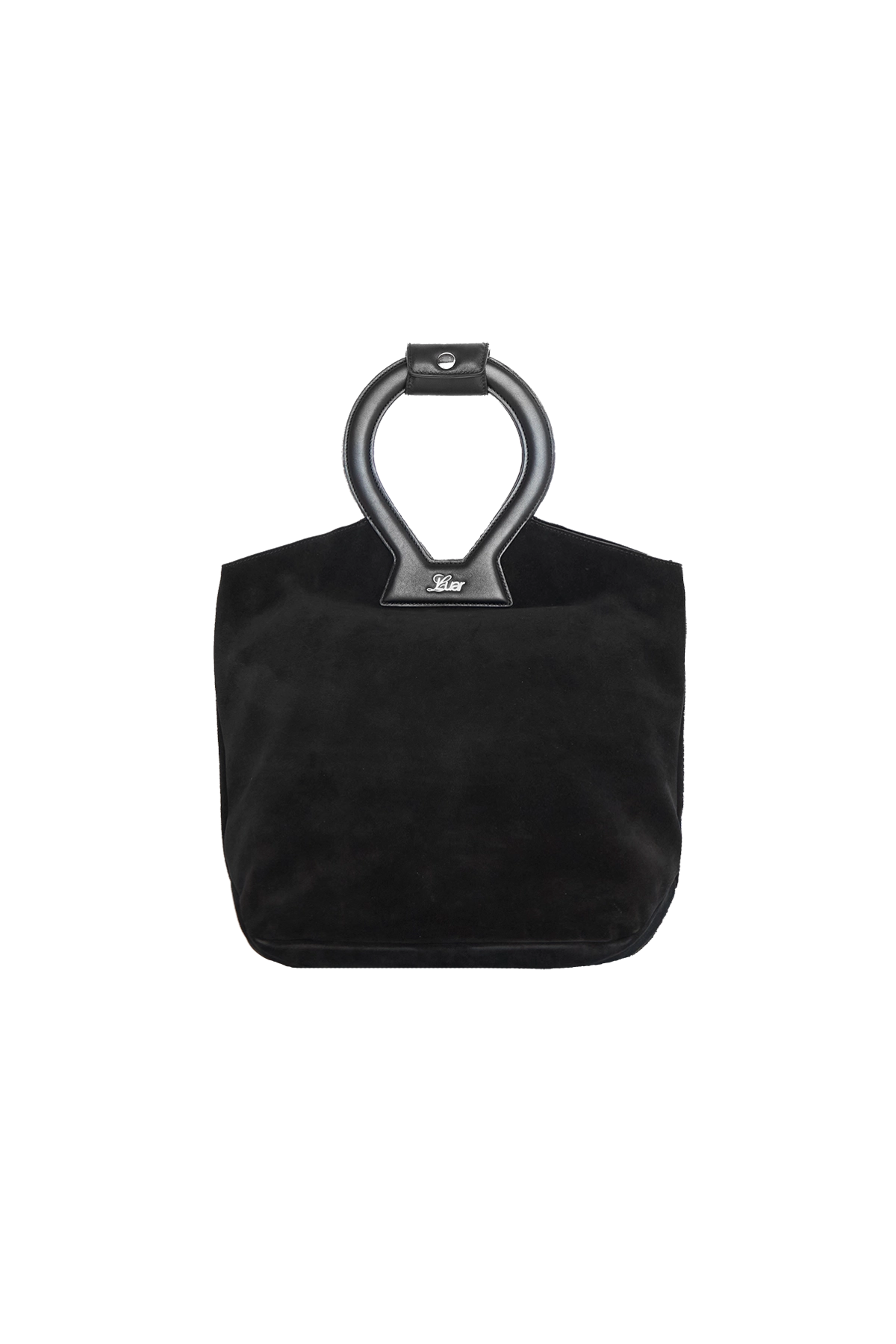 Luar Brooke Tote Black Suede