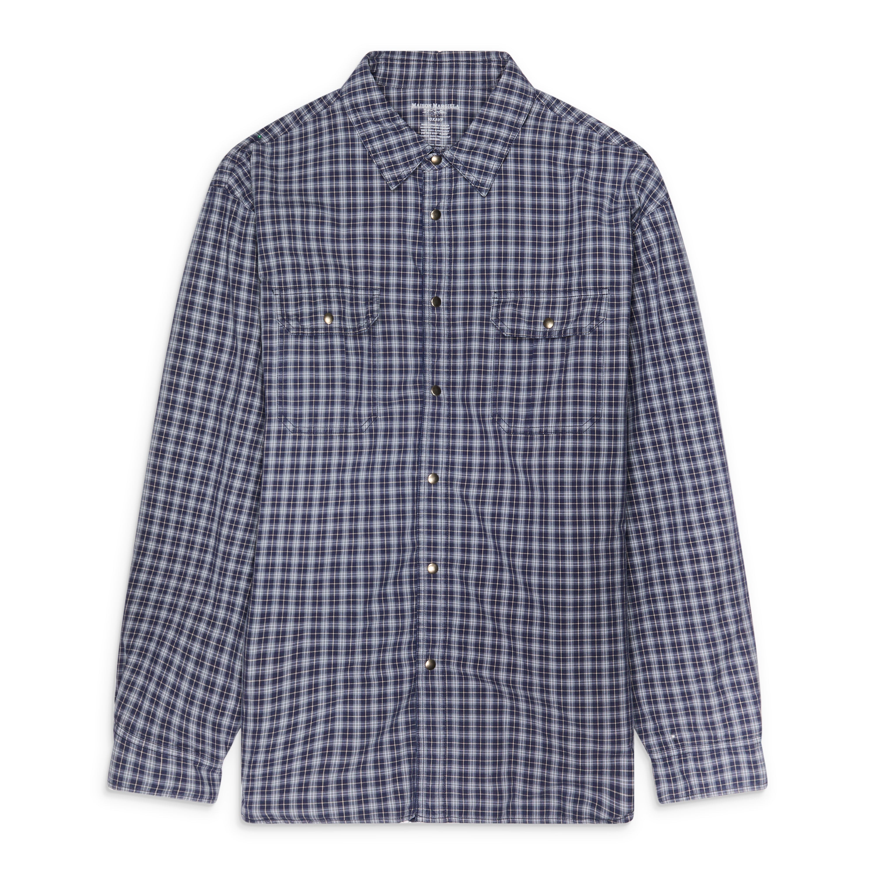 Maison Margiela Reversbile Padded Shirt Blue