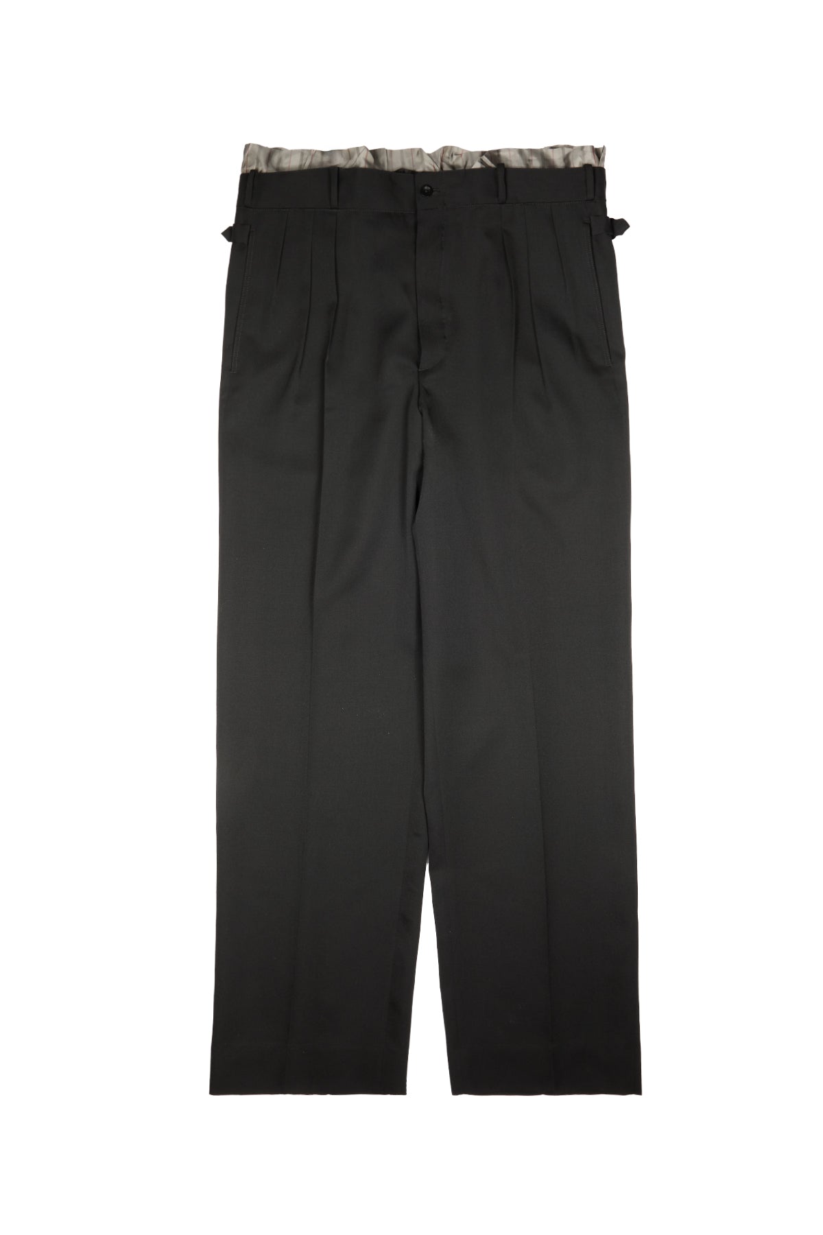 Margiela Layered Pleated Trouser Black