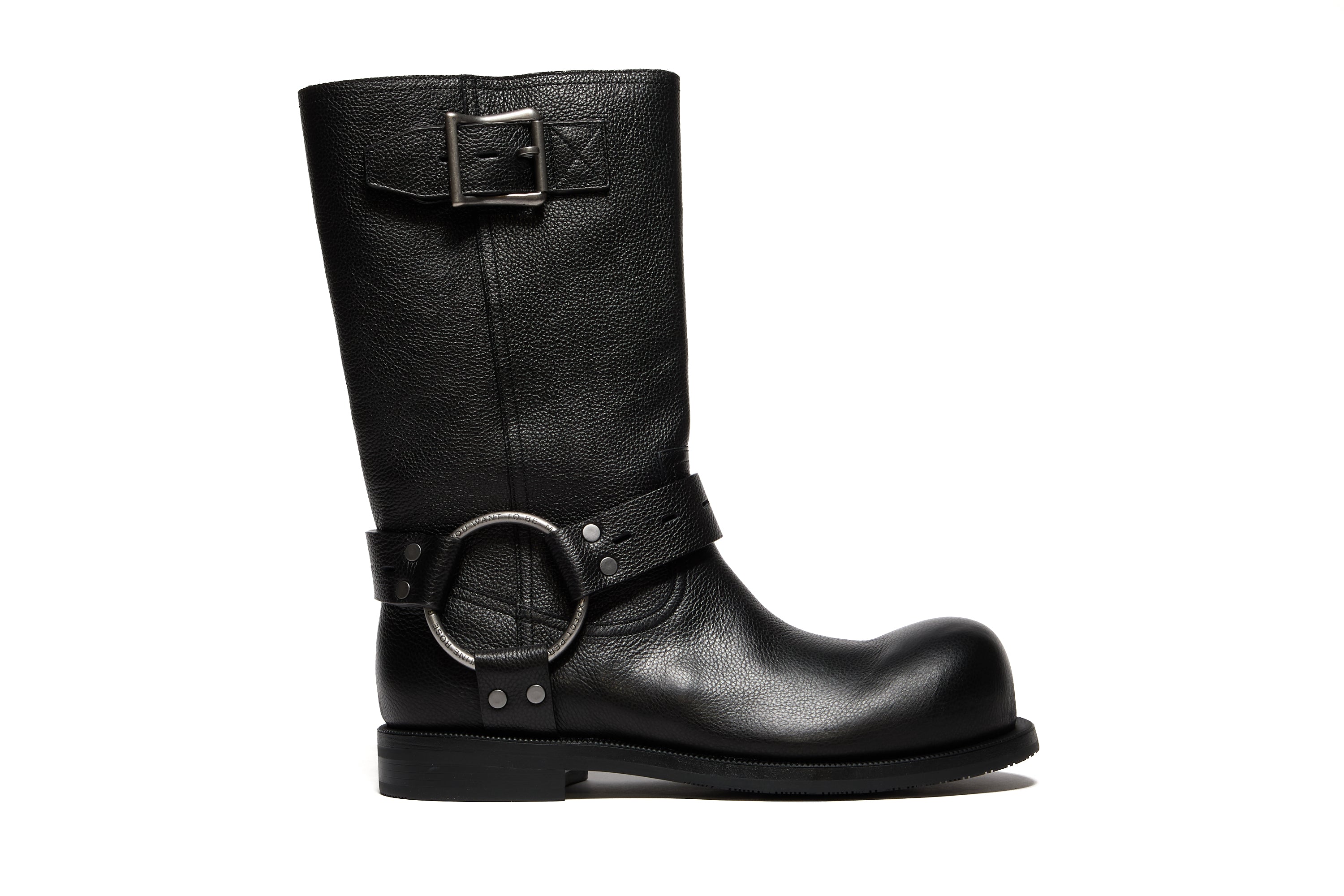 Martine Rose O Ring Moto Boot Black