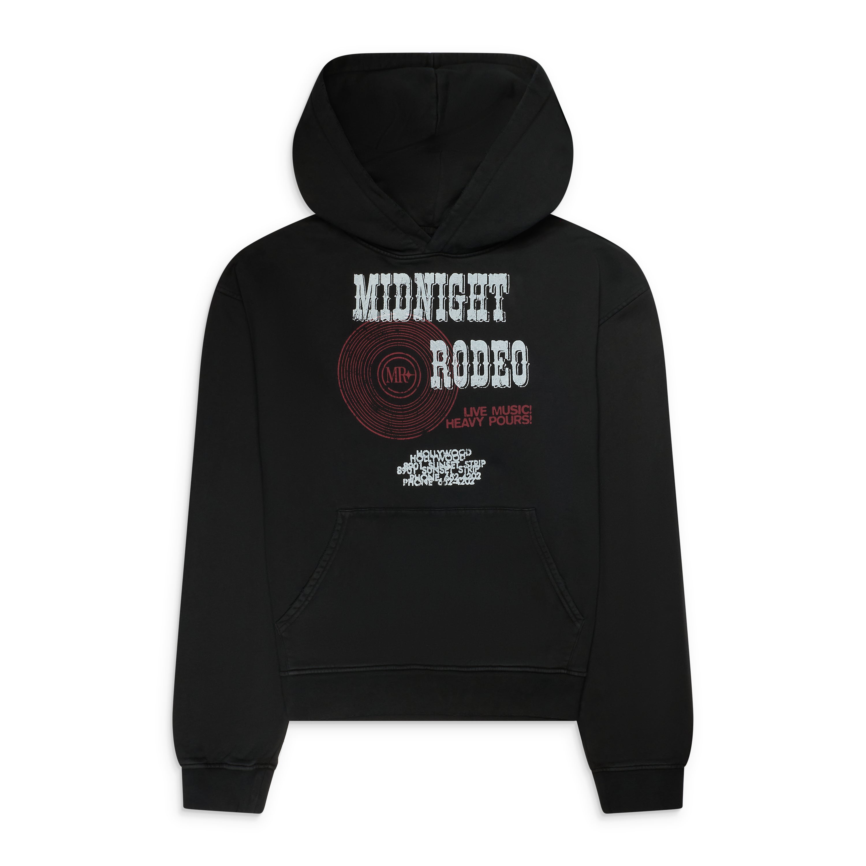 Midnight Rodeo Heavy Pours Hoodie Black