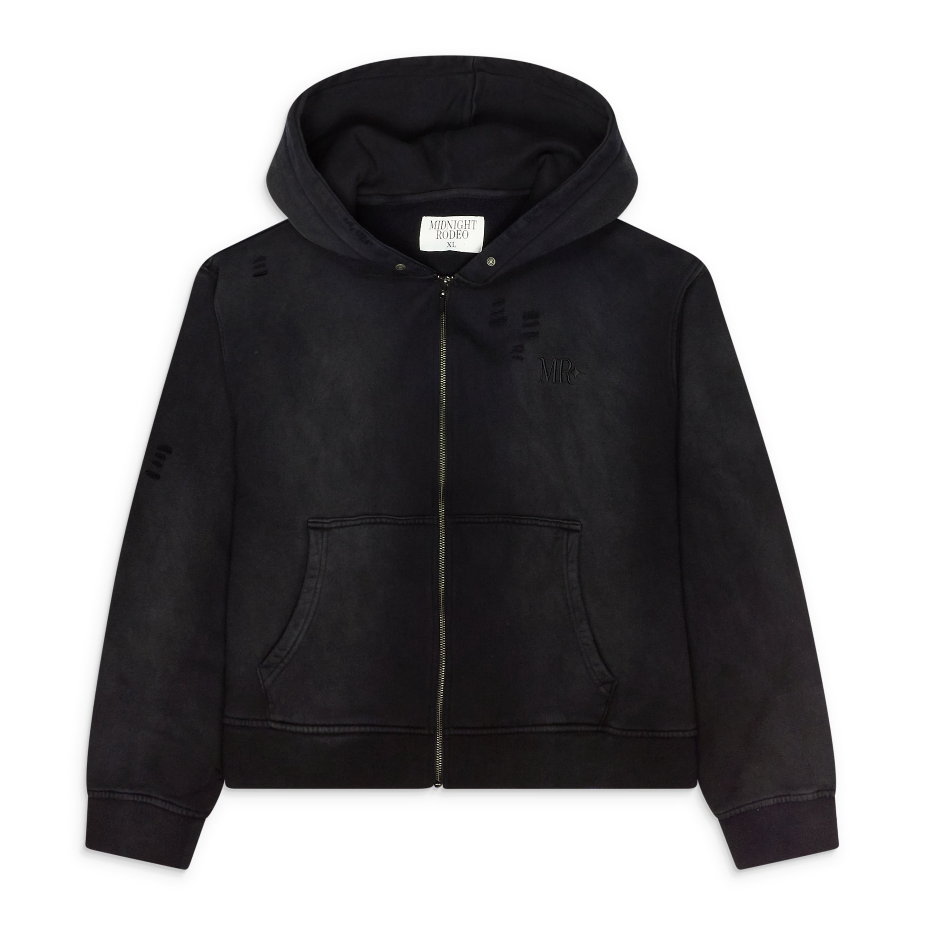 Midnight Rodeo Full Zip Hoodie Black