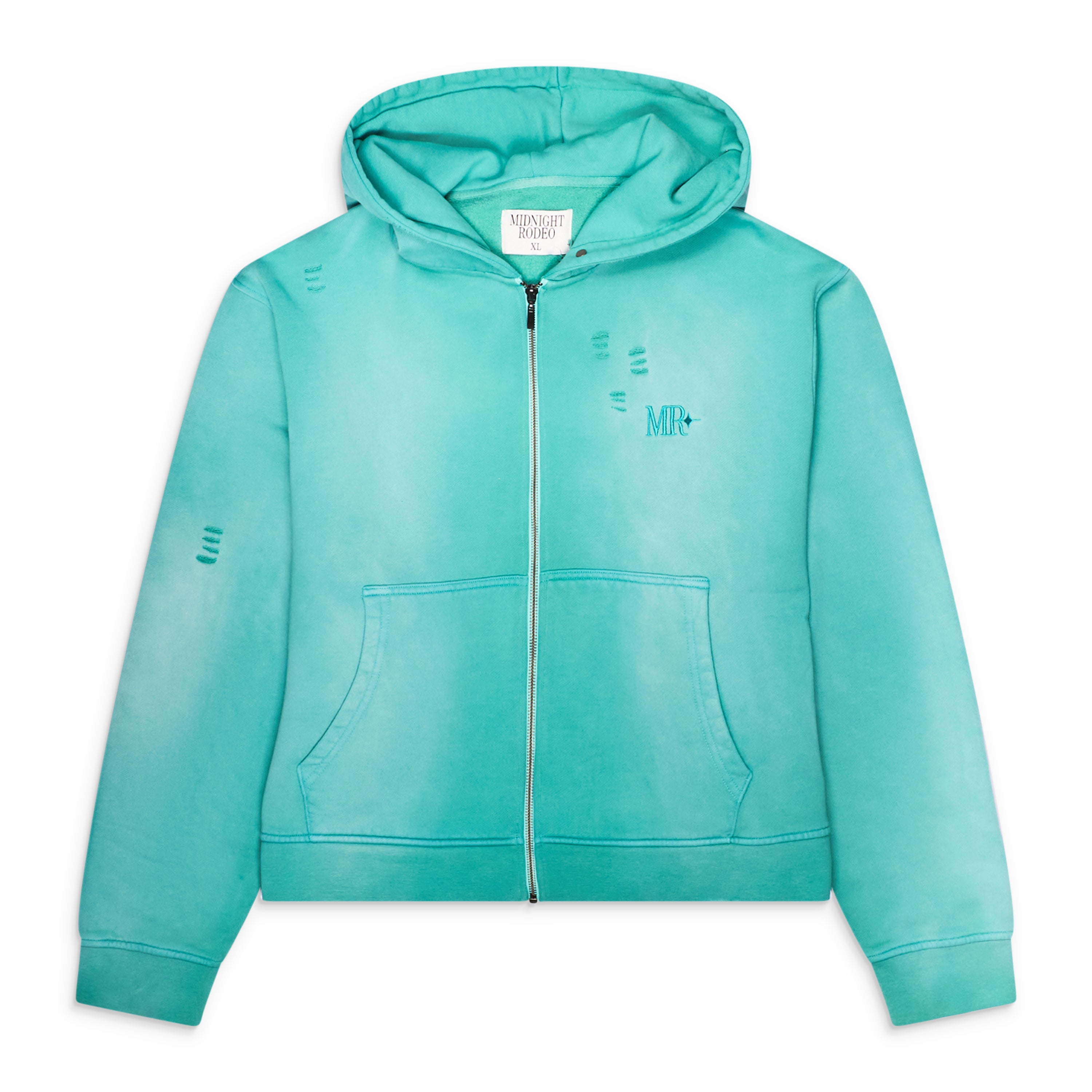 Midnight Rodeo Full Zip Hoodie Green