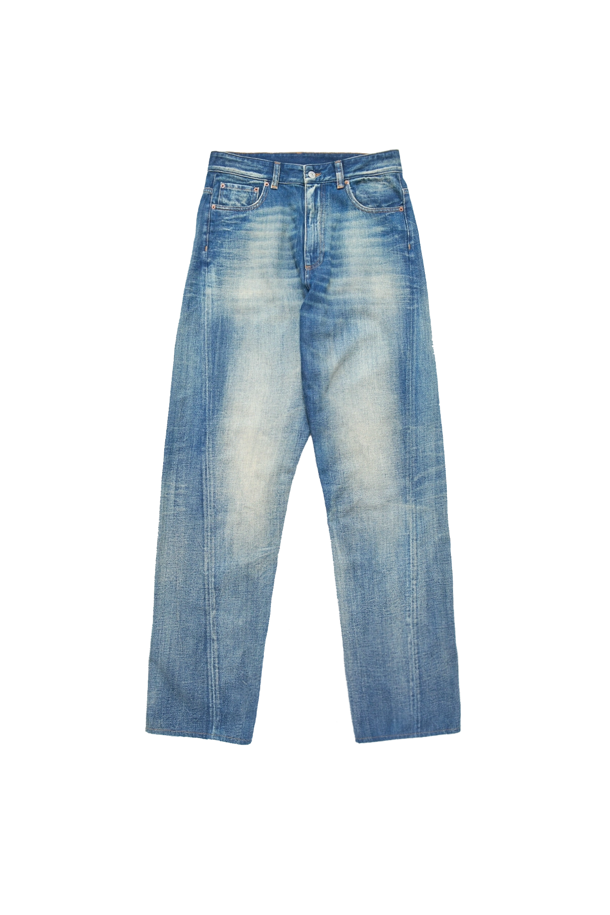 MM6 Maison Margiela Washed Denim Jeans Medium Blue – ESSXNYC MM6 Maison Margiela Washed Denim Jeans Medium Blue – ESSXNYC