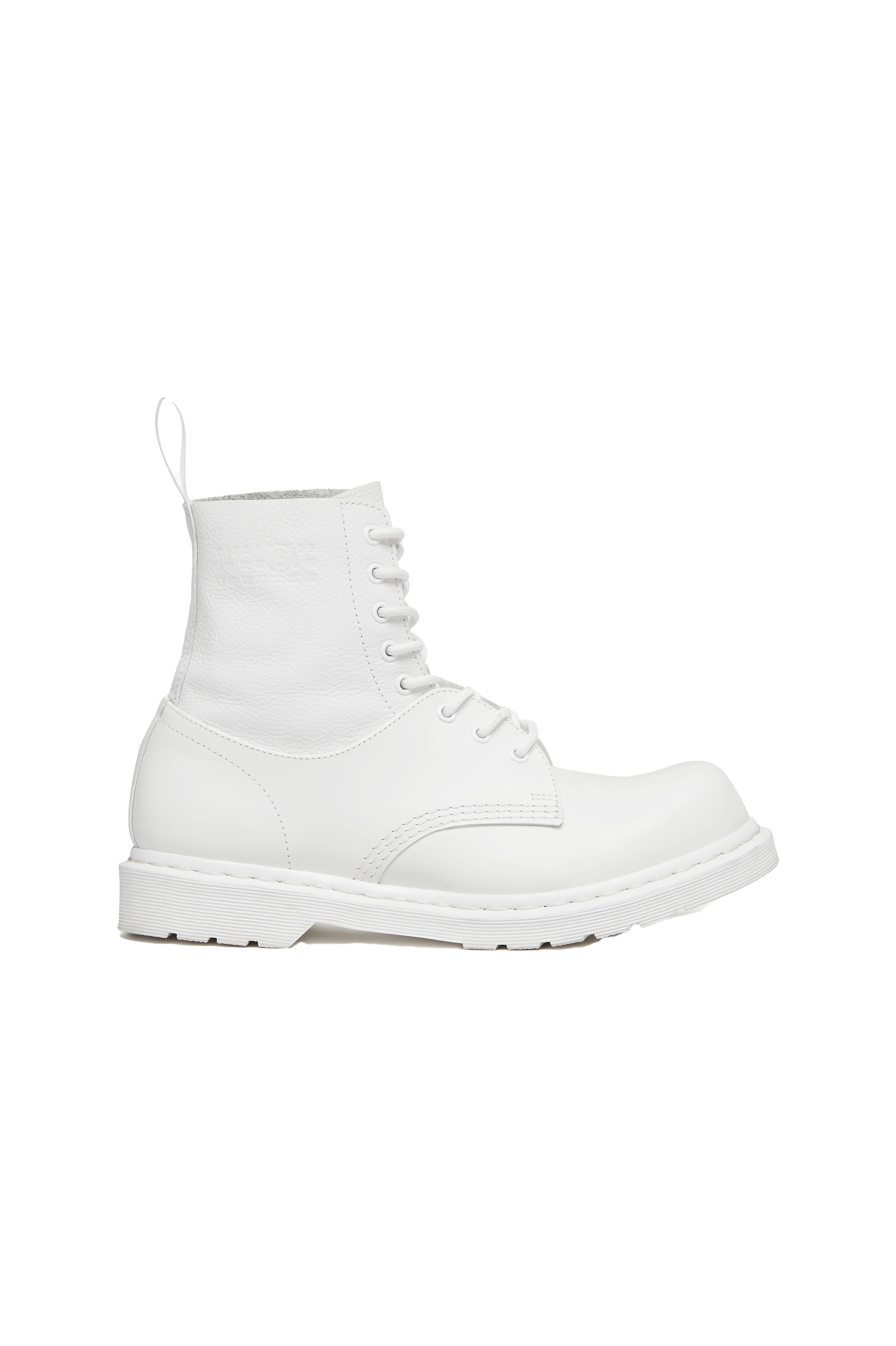 MM6 Maison Margiela MM6 Maison Margiela X Dr. Martens 1460 8-Eye No Steel Toe Womens White