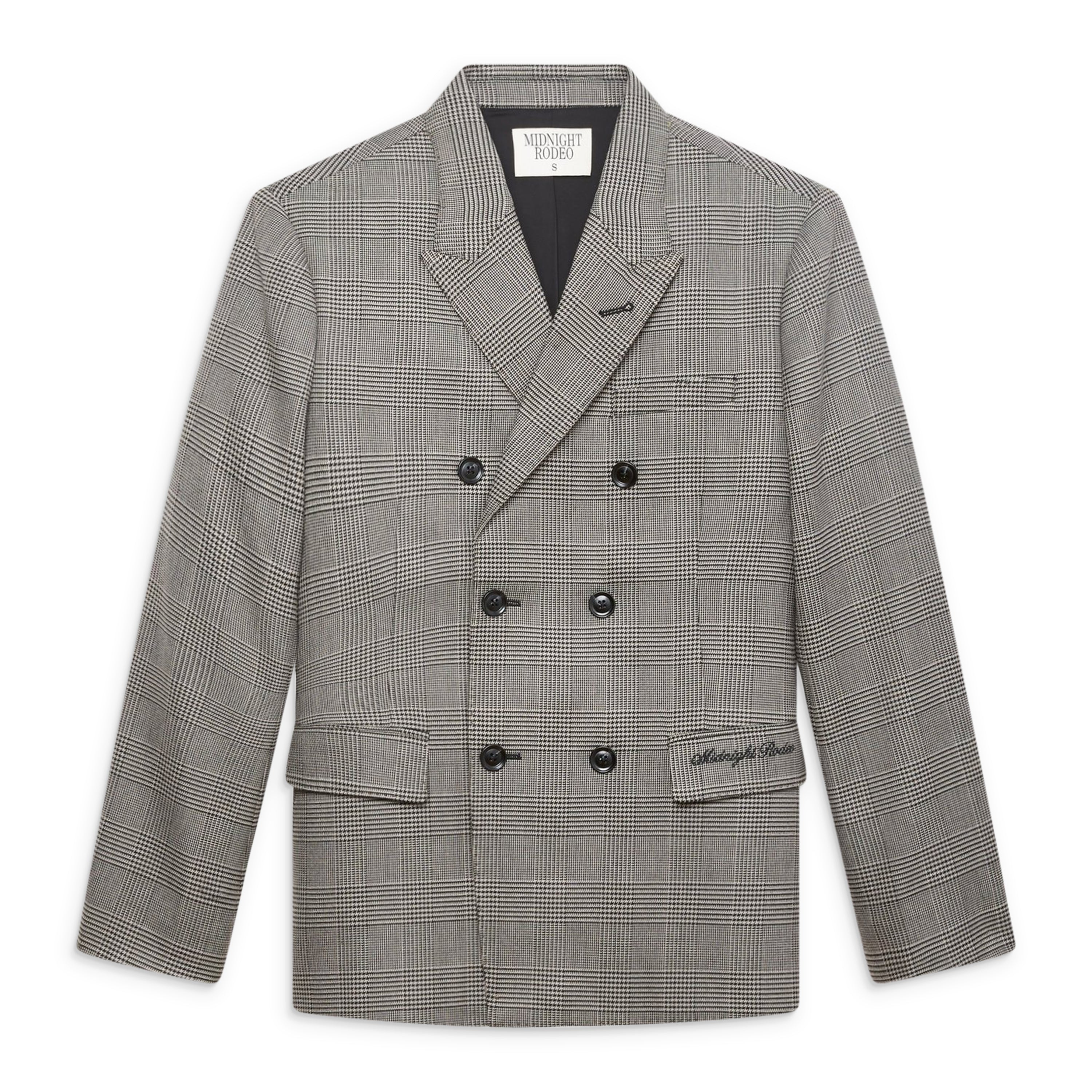 Midnight Rodeo Double Breasted Jacket Grey