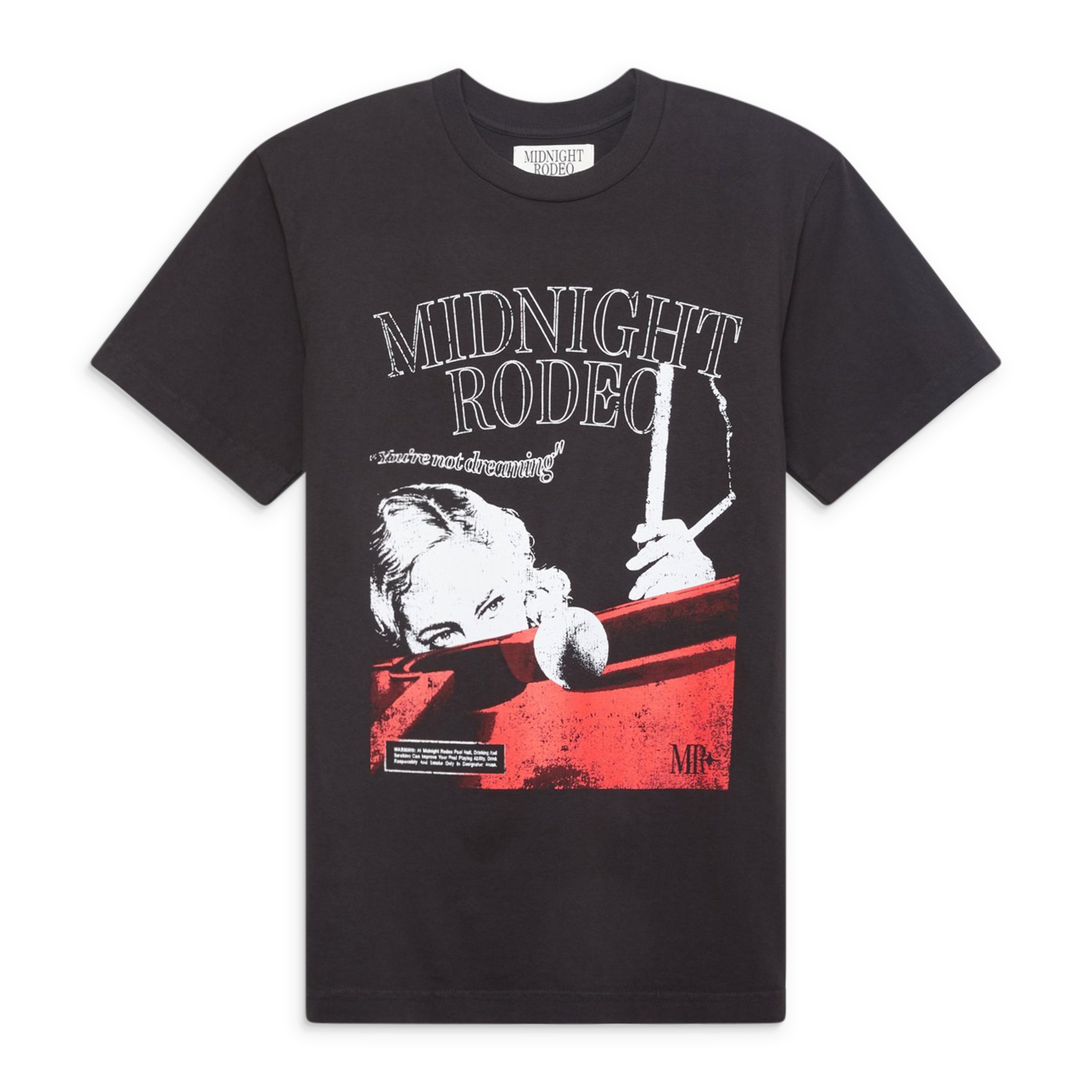 Midnight Rodeo Billiards Tee Black