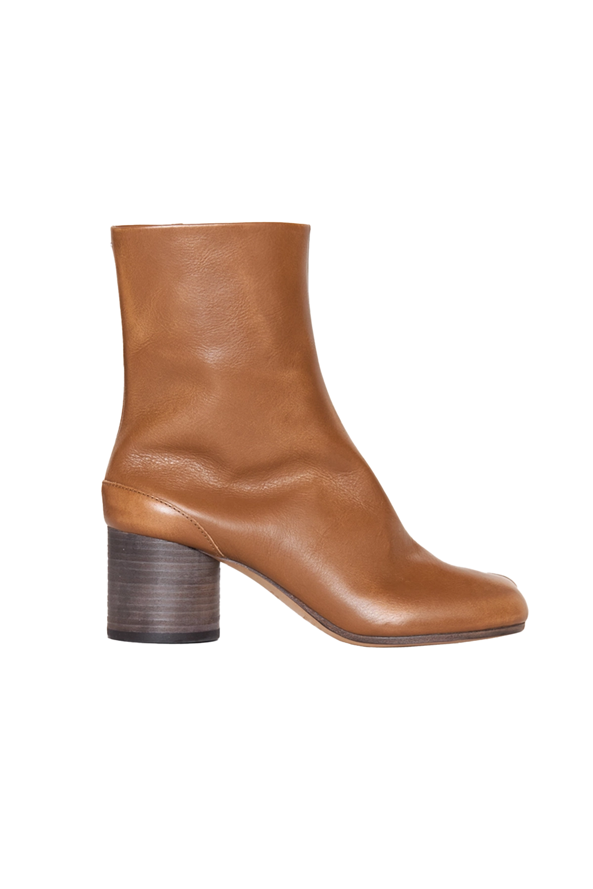 Maison Margiela Distressed Leather Tabi Ankle Boots H80 Brown